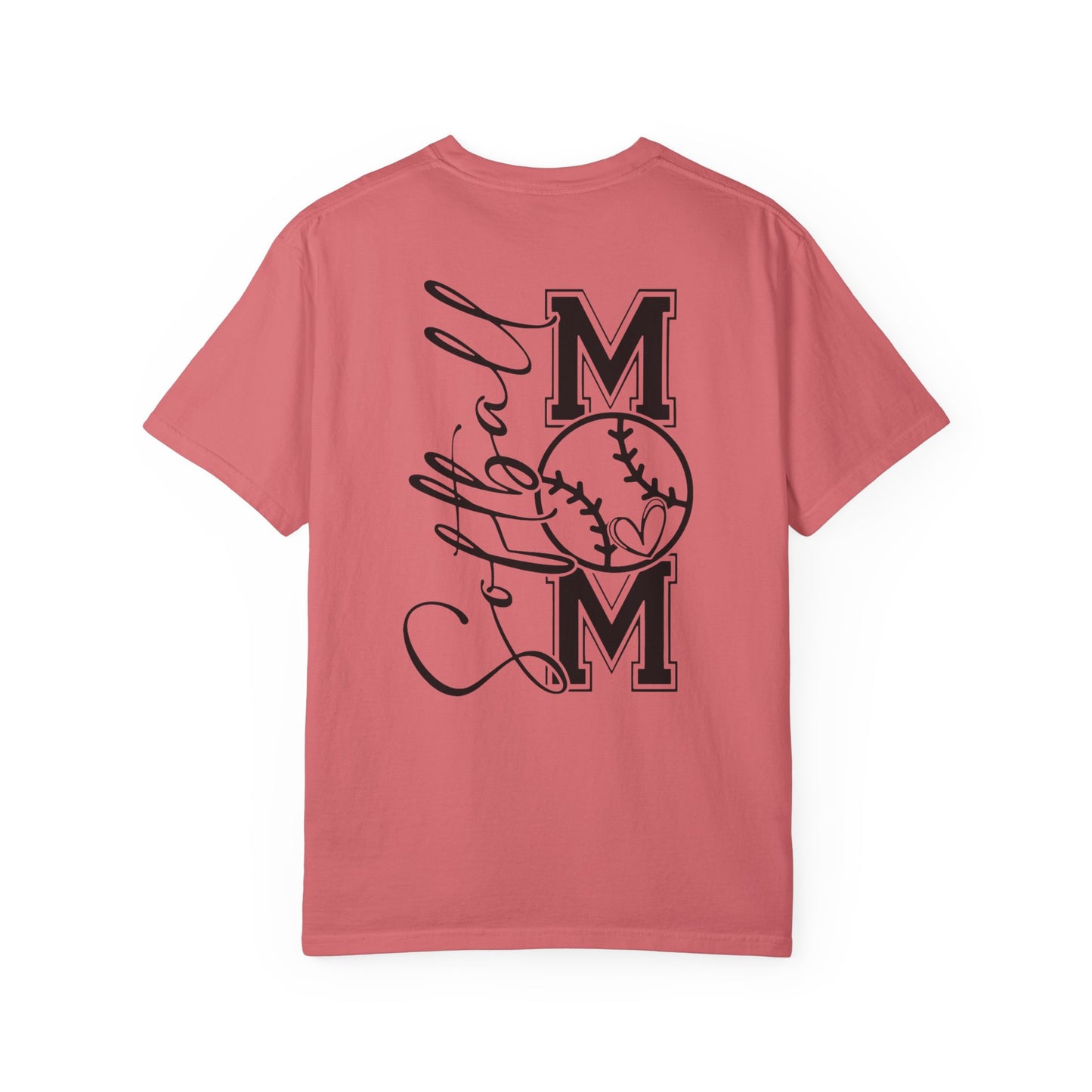 Softball Mom Unisex Garment-Dyed T-Shirt
