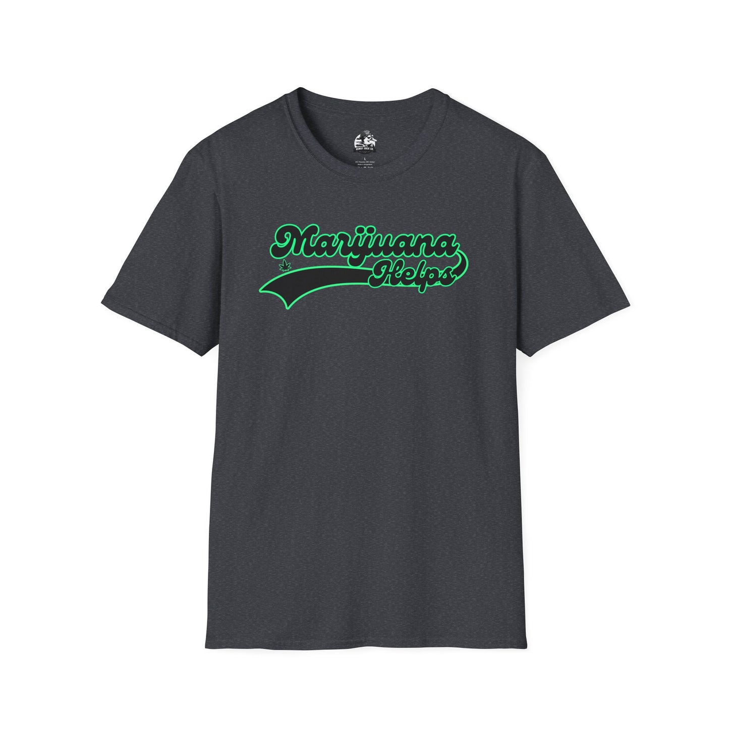 Marijuana Vibes Unisex Softstyle T-Shirt - Trendy Gift for Cannabis Lovers