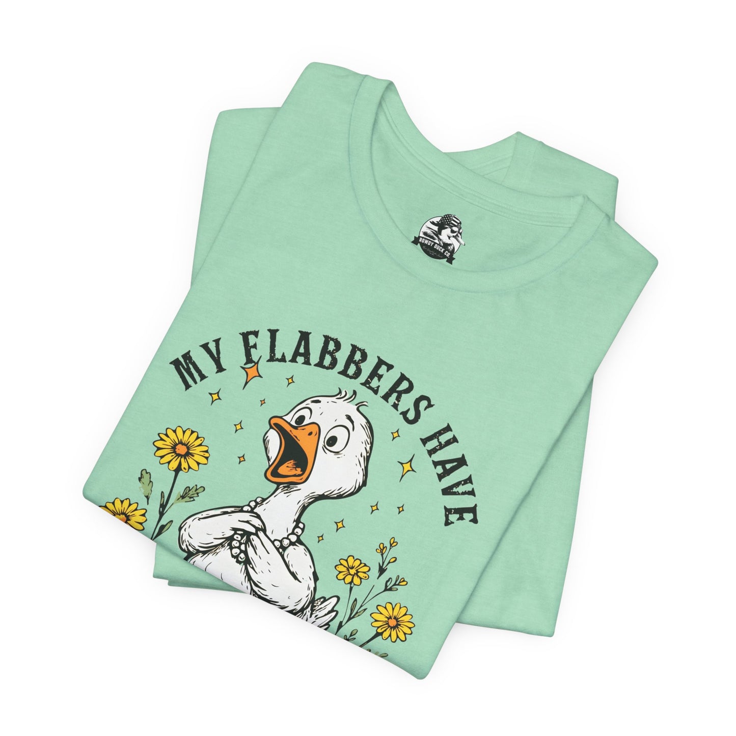 Funny Goose T-Shirt, My Flabbers Have Been Gast-ed Tee, Gift for Bird Lovers, Humorous Apparel, Cute Animal Shirt, Quirky Casual Wear