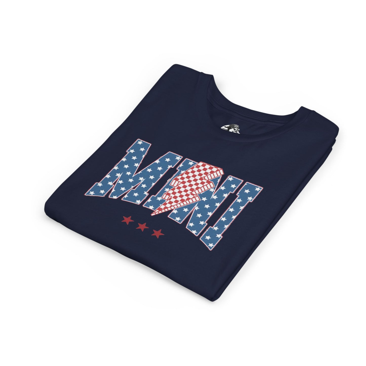 Patriotic Youth Tee, Kids 4th of July Shirt, Mini American Flag T-Shirt, Summer Playwear, Independence Day Gift