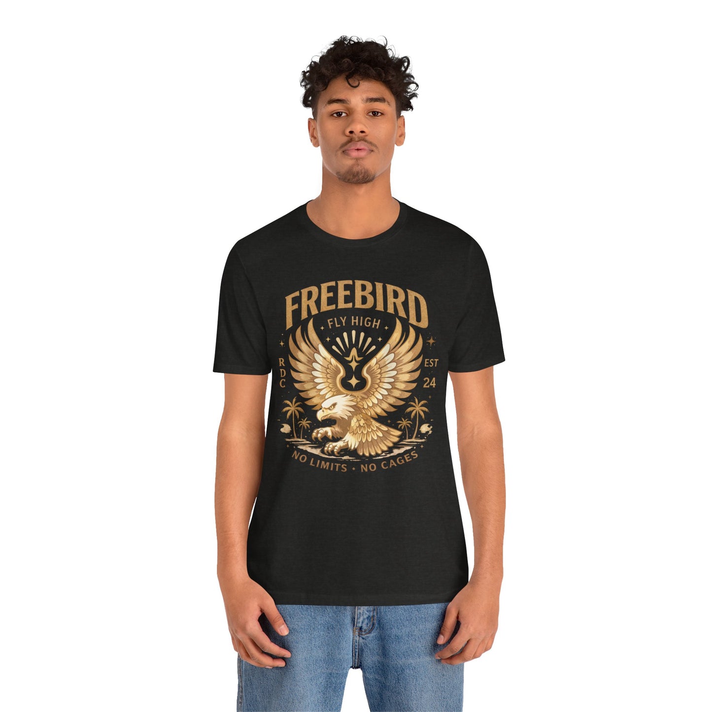 Freebird Eagle Graphic Tee — Fly High Vintage T-Shirt