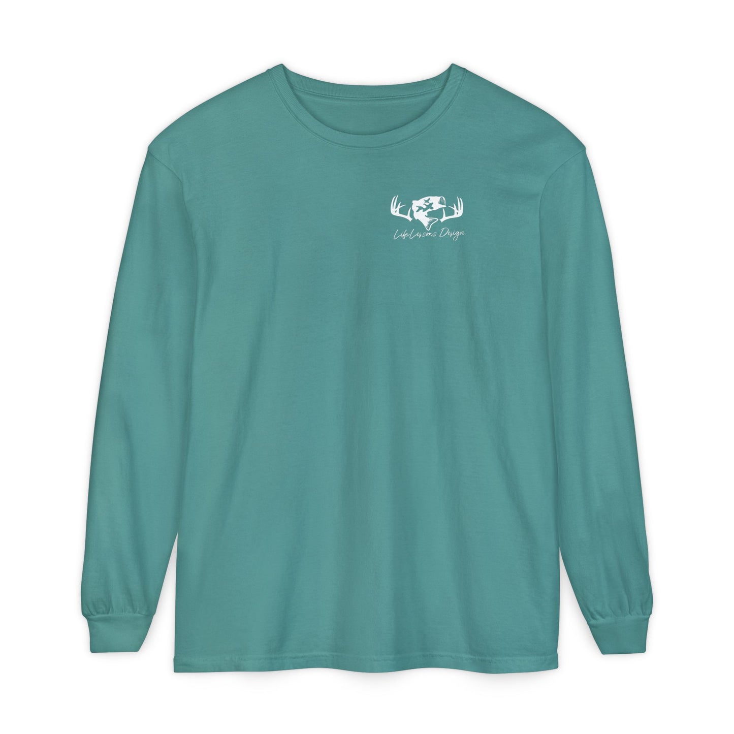 Life Lessons Design fishing & Hunting Long Sleeve Tee