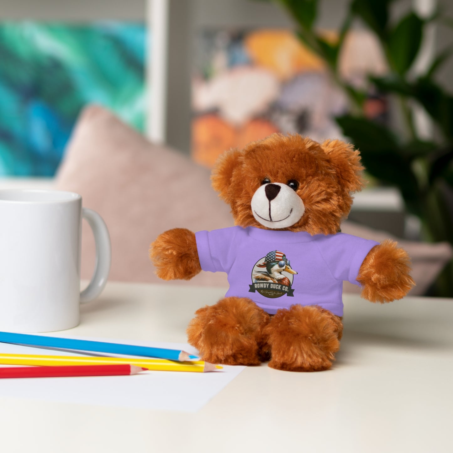 Customizable Stuffed Animal with Tee – Perfect Gift for KidsLifeLessonsDesign