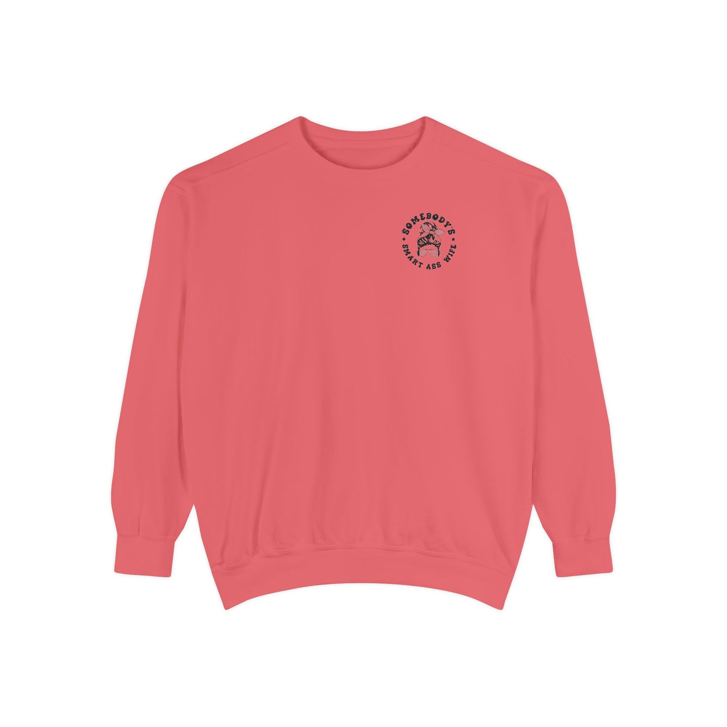Comfort Colors Graphic Fleece Crewneck - Somebodies Smart Ass Wife