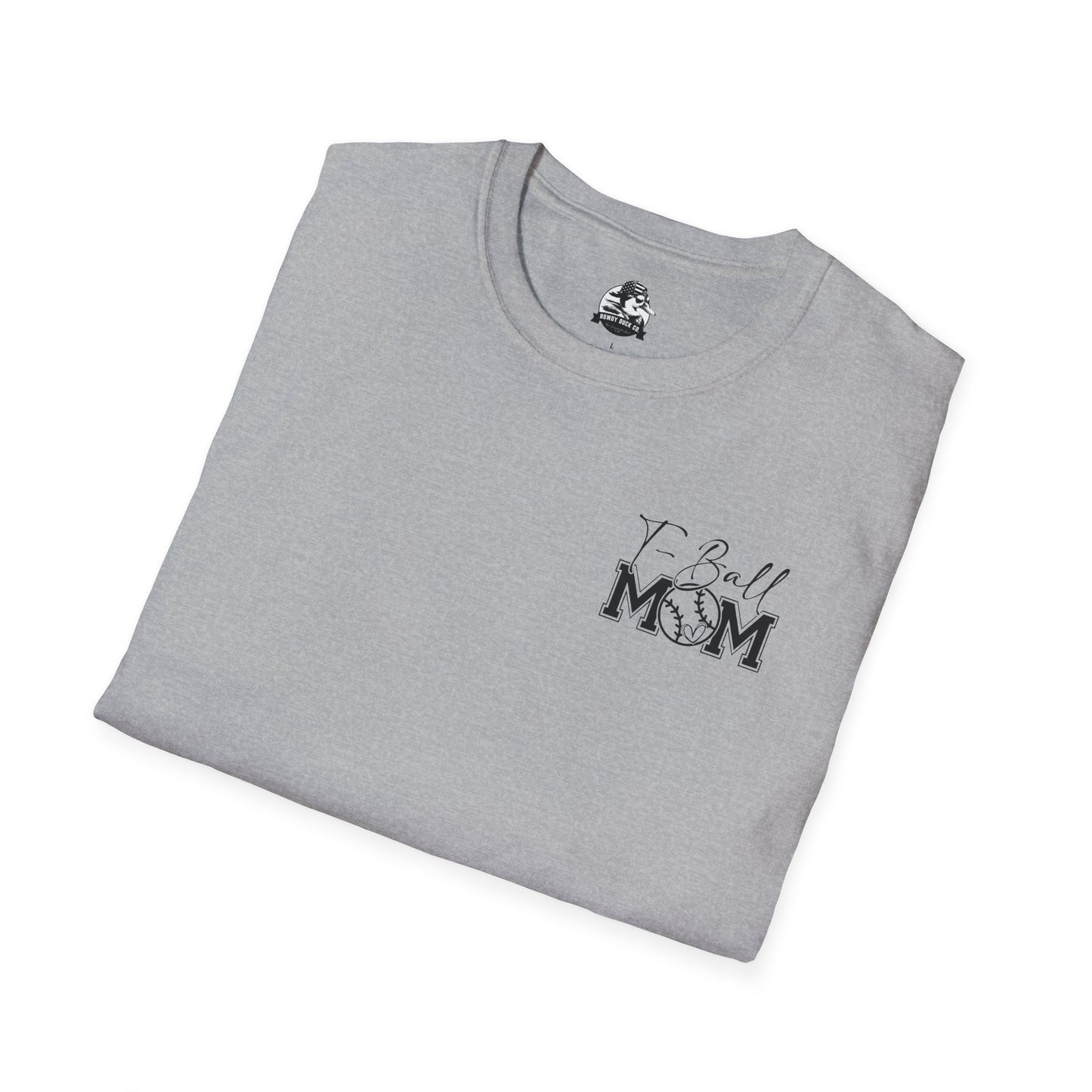 T-ball Mom Unisex Softstyle T-Shirt - Perfect for Game Days!