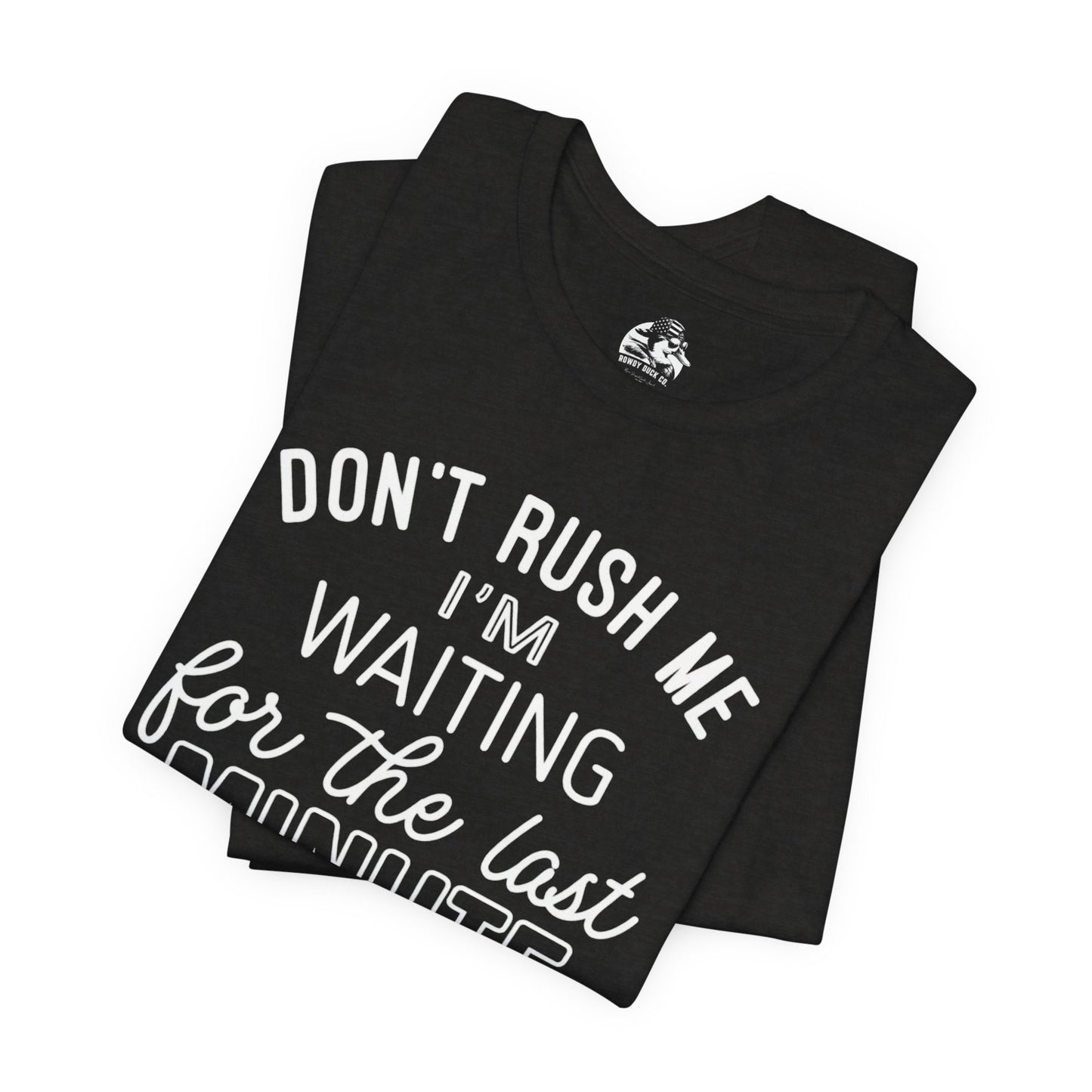 Funny Last Minute Tee, Unisex Humor Shirt, Perfect Gift for Students, Casual Wear, Birthday Apparel, Relaxed Fit