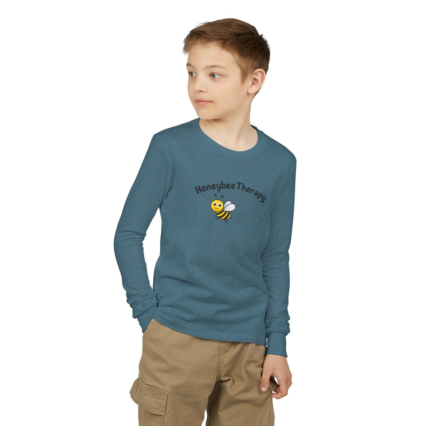 Honeybee Therapy - YOUTH Logo LongSleeve