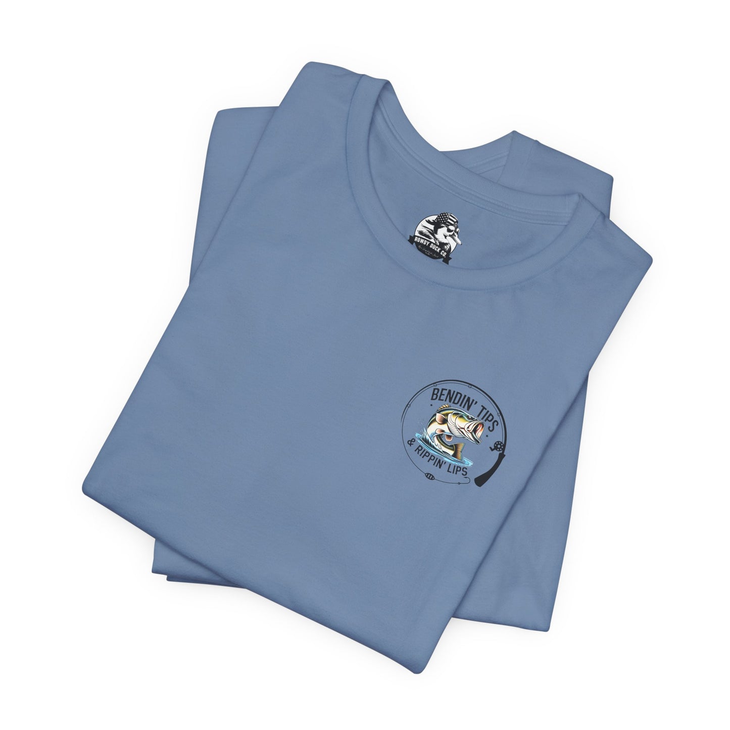 Bitin' Lips & Rippin' Lips - Graphic Tee -Fishing Tee