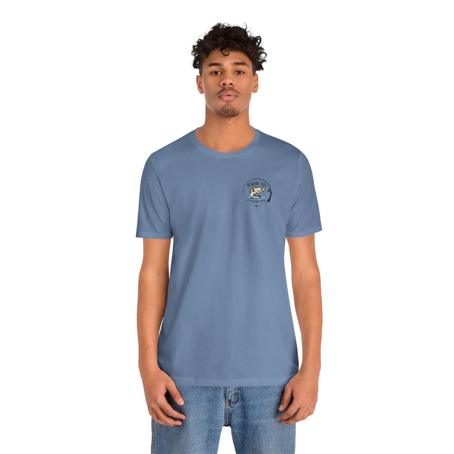 Bitin' Lips & Rippin' Lips - Graphic Tee -Fishing Tee