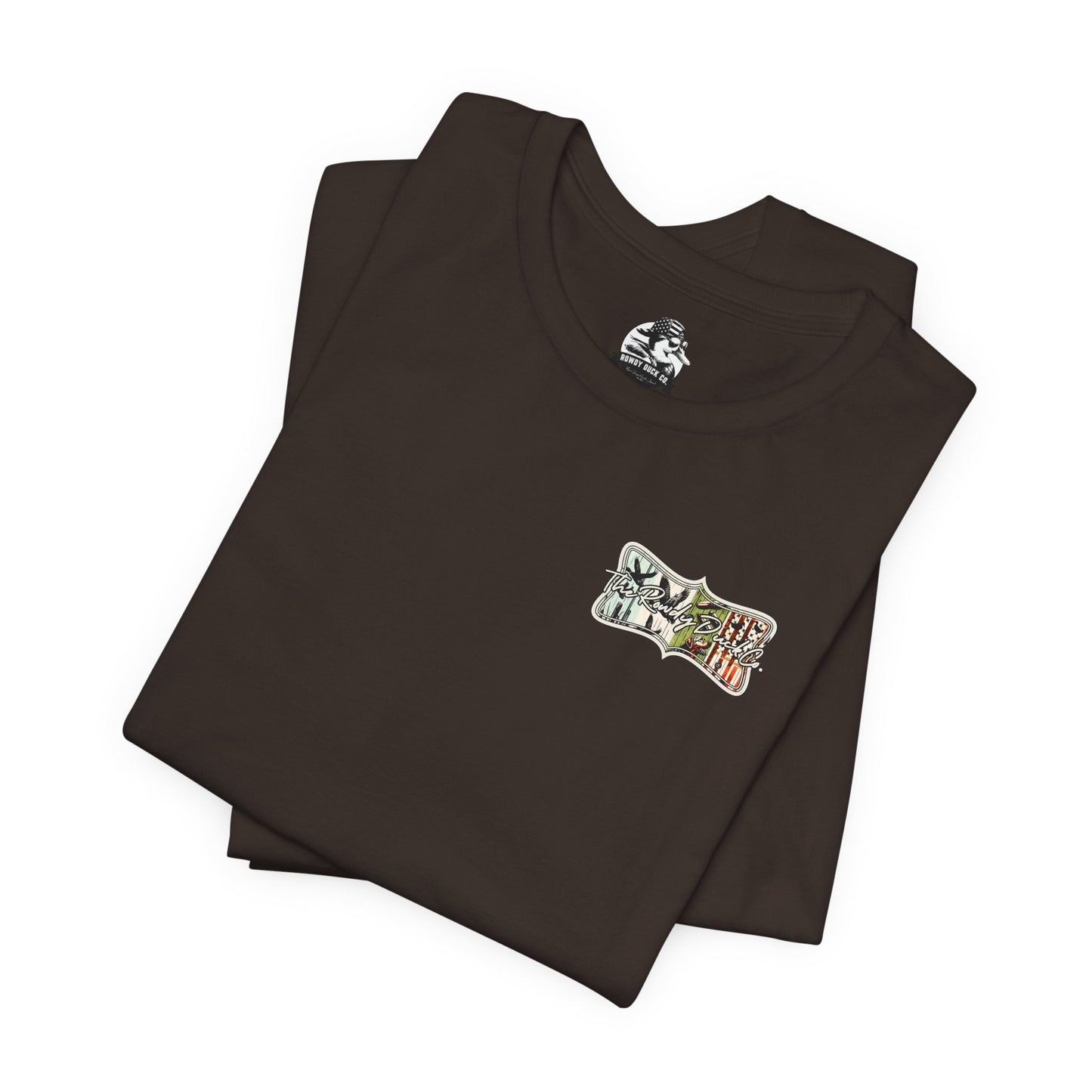 The RowdyDuckCo -Graphic Tee - American Flag Country
