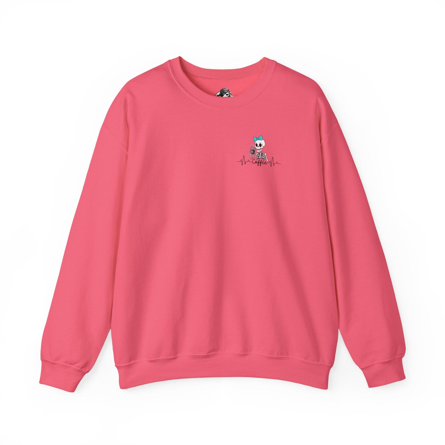 Unisex Fleece Crewneck 50% anxiety 50% coffee