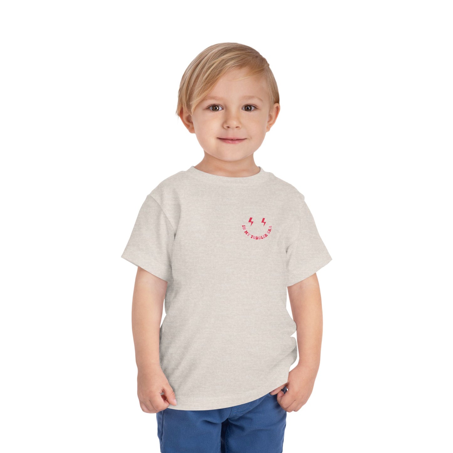 Toddler Short Sleeve Tee - Fun 'In My Toddler Era' Design, Cute Kids Shirt for Playdates, Birthdays, Gifts, Summer Wear, Toddler Fashion