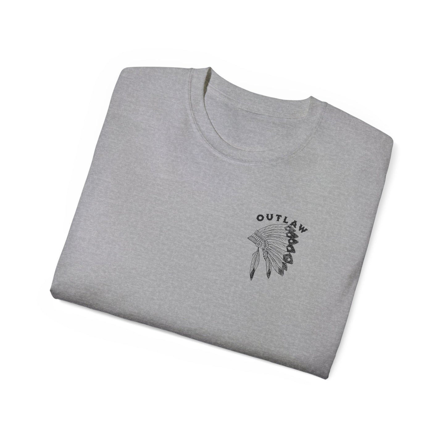 Vintage Outlaw T-Shirt | I'm an Indian Outlaw, Cherokee & Hawk Twah