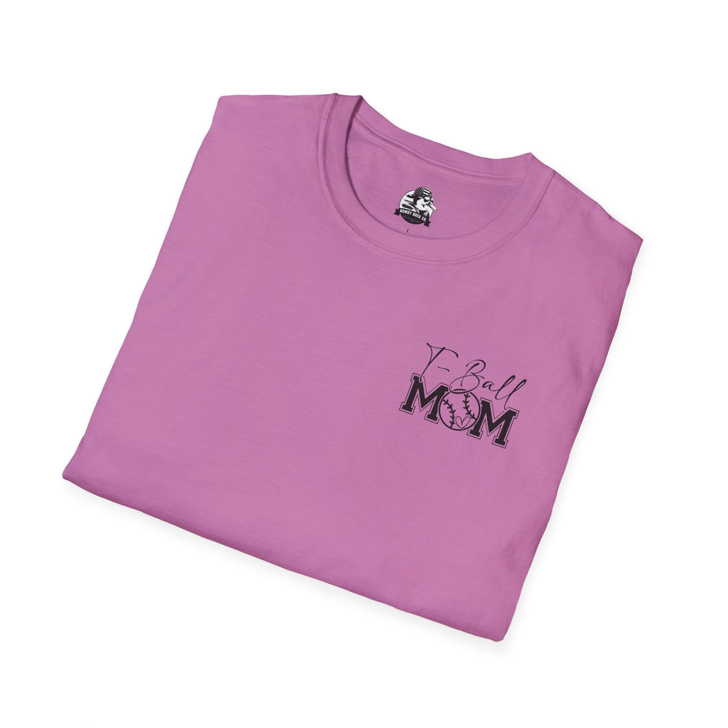 T-ball Mom Unisex Softstyle T-Shirt - Perfect for Game Days!