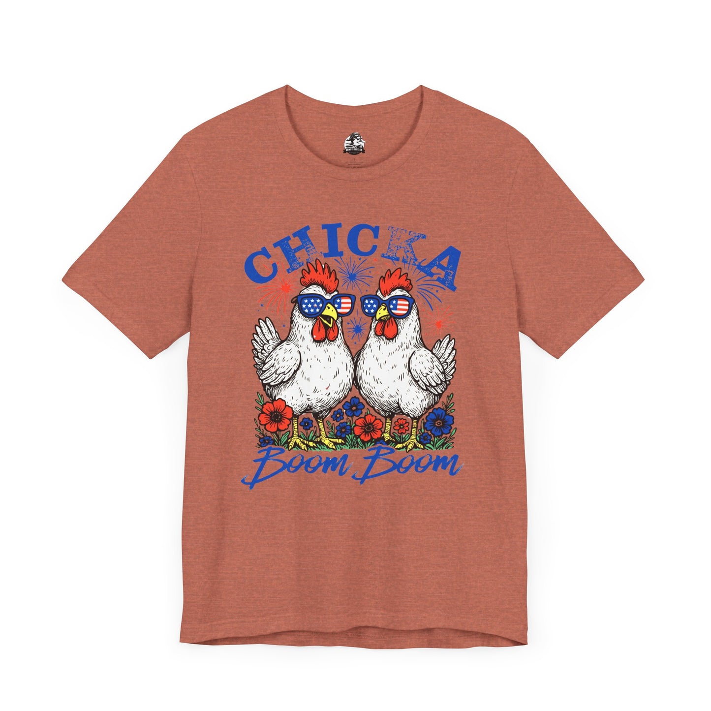 Chic Chicken Graphic Tee, Fun Unisex T-Shirt, Summer Fashion, Gift for Farm Lovers, Quirky Casual Wear, Boho Style