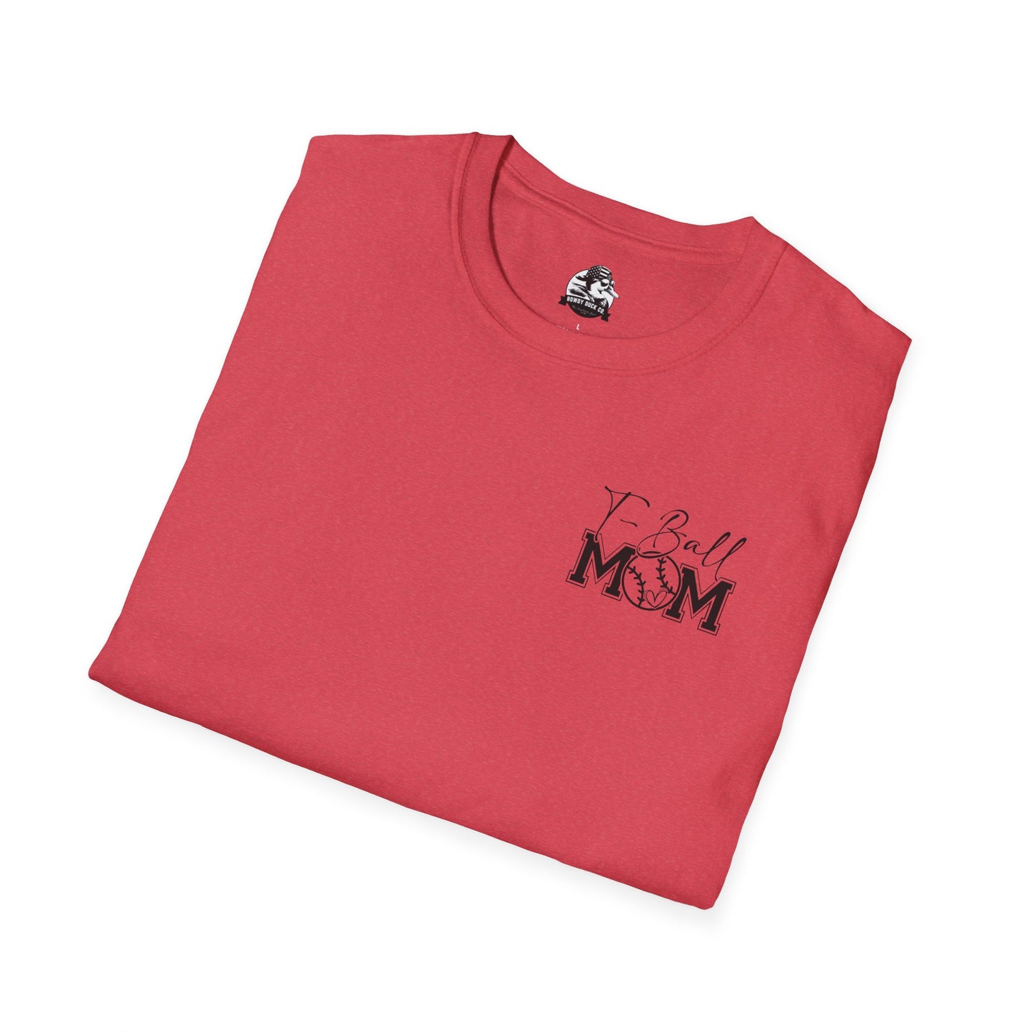 T-ball Mom Unisex Softstyle T-Shirt - Perfect for Game Days!