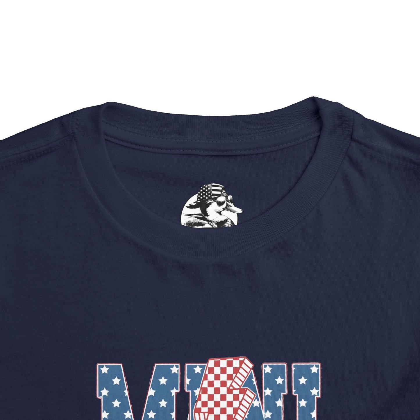 Mini USA Stars Toddler Tee, Perfect for 4th of July, Independence Day, Baby Shower Gift, Picnic, Toddler Playwear, Kids Apparel