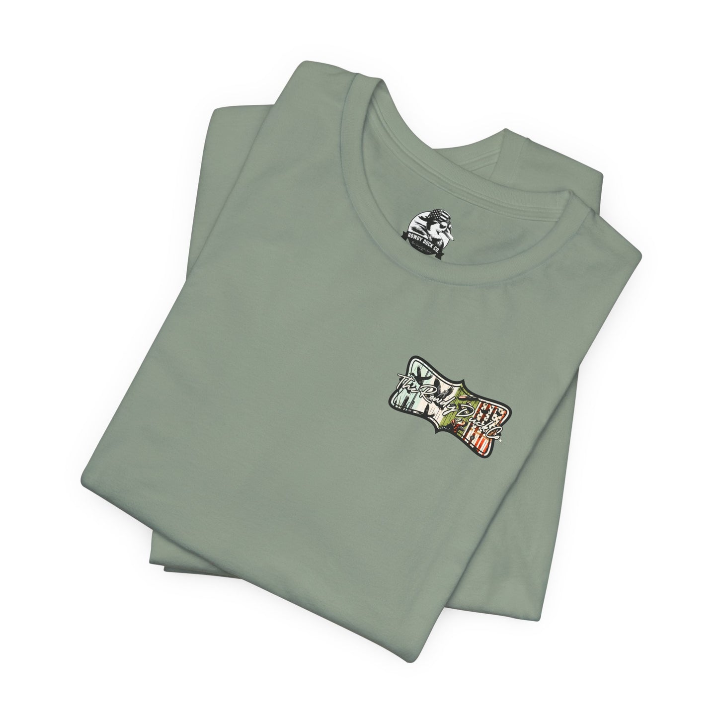 The RowdyDuckCo -Graphic Tee - American Flag Country