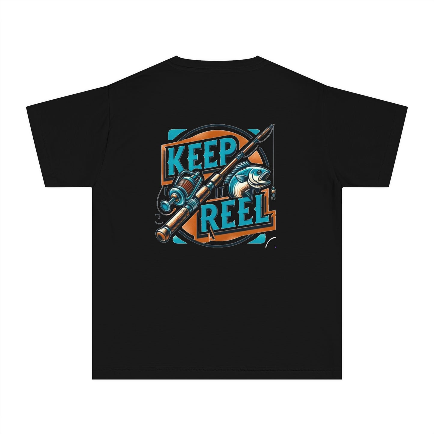 Comfort Color Youth Fishing Tee - Keep It Reel!