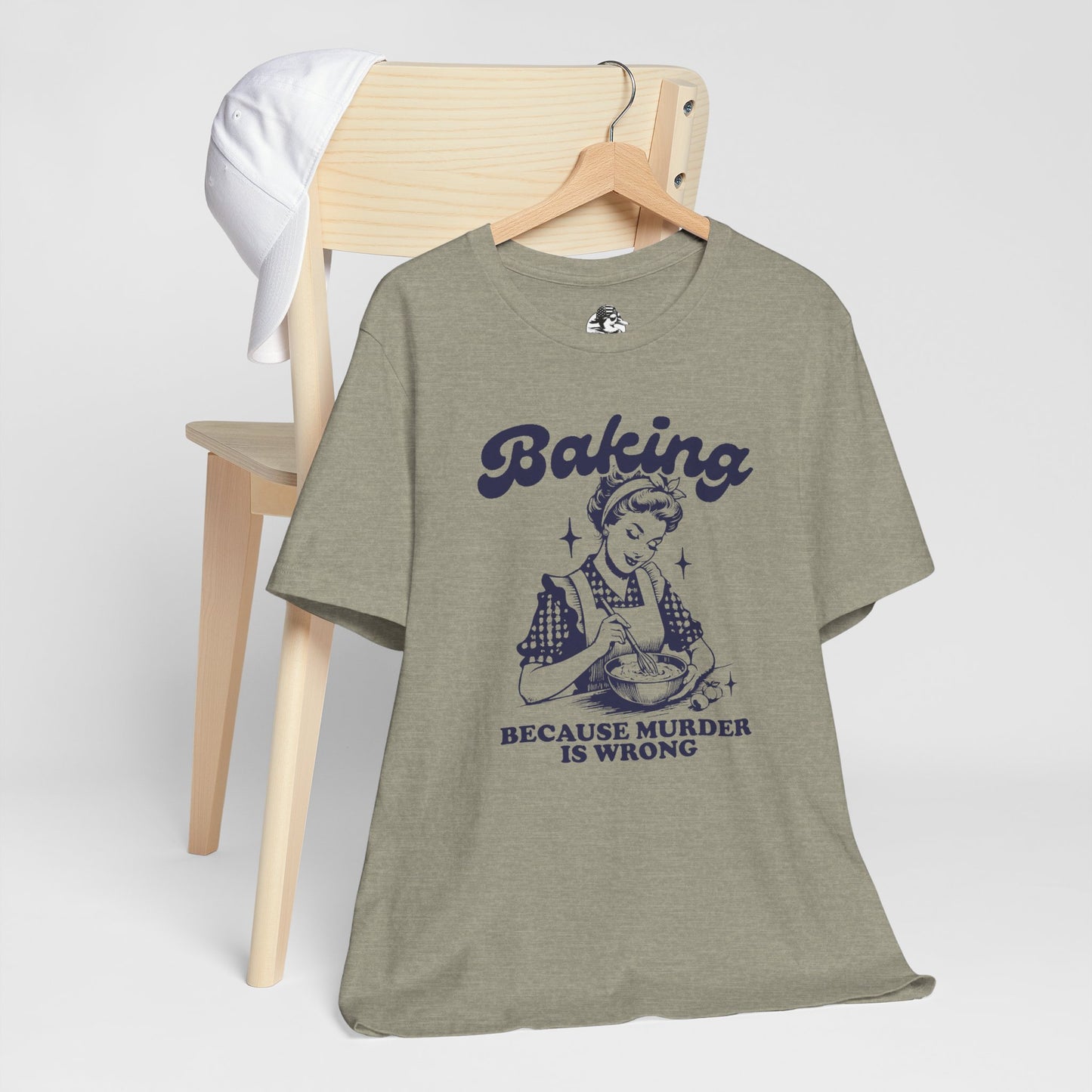 Baking Humor Tee - Unisex Jersey Short Sleeve Tee, Funny T-Shirt, Gift for Bakers, Kitchen Lover Top, Quirky Cooking Apparel