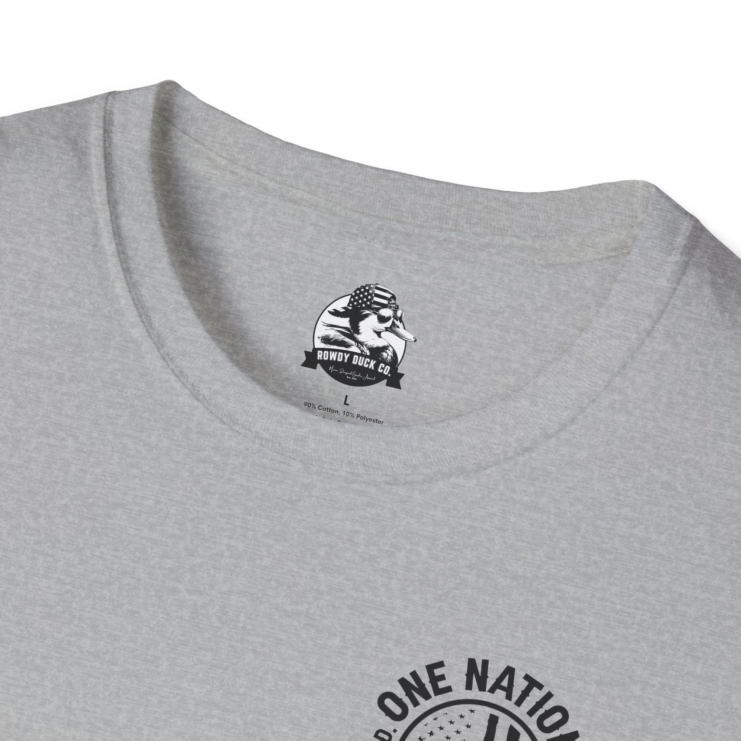 Patriotic Unisex T-Shirt - One Nation Under God, Casual Tee, Gift for Veterans, American Pride Shirt, Everyday Wear