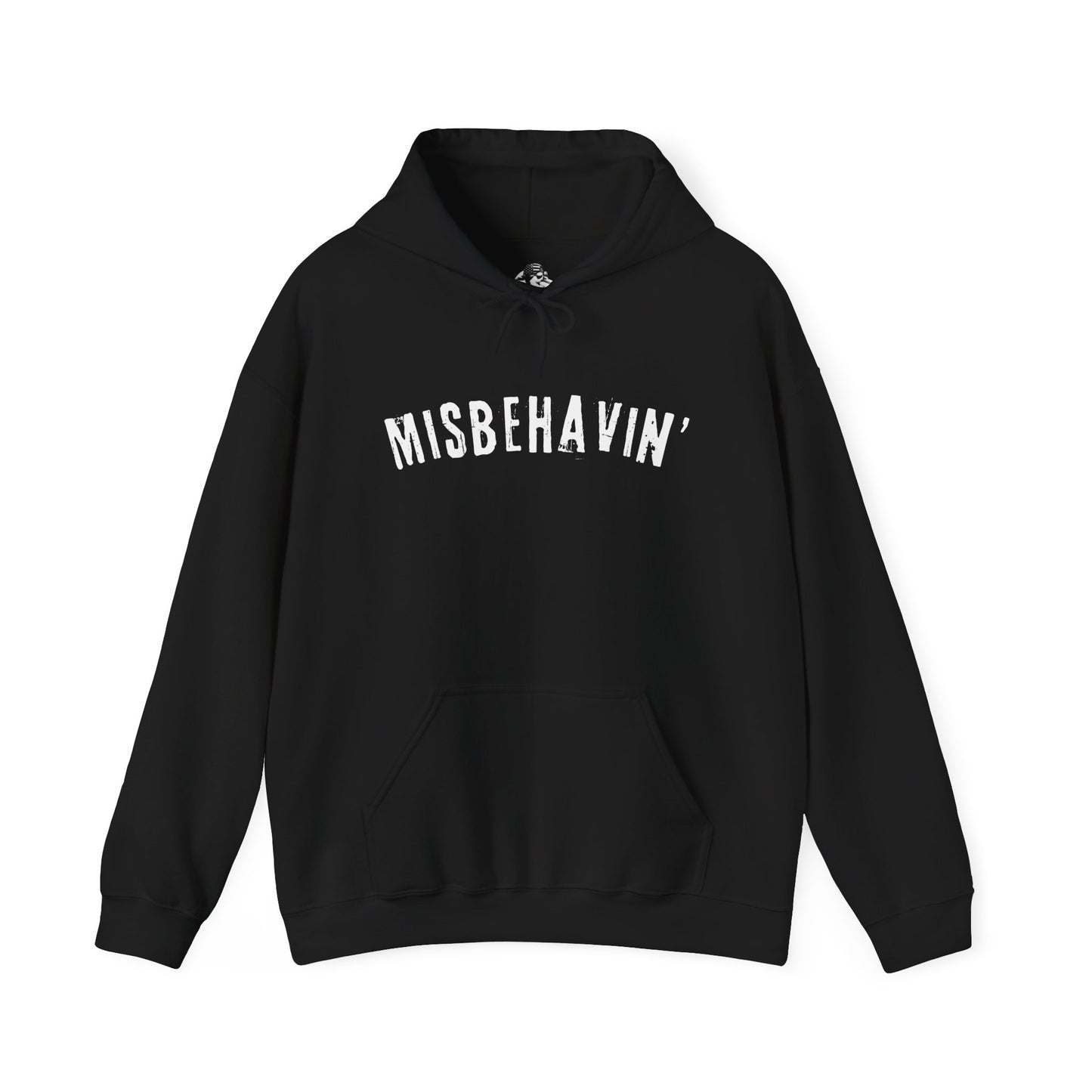 Misbehavin' Unisex Heavy Blend Hoodie | Cozy Sweatshirt for Casual Wear, Gift for Friends, Relaxed Fit Fashion