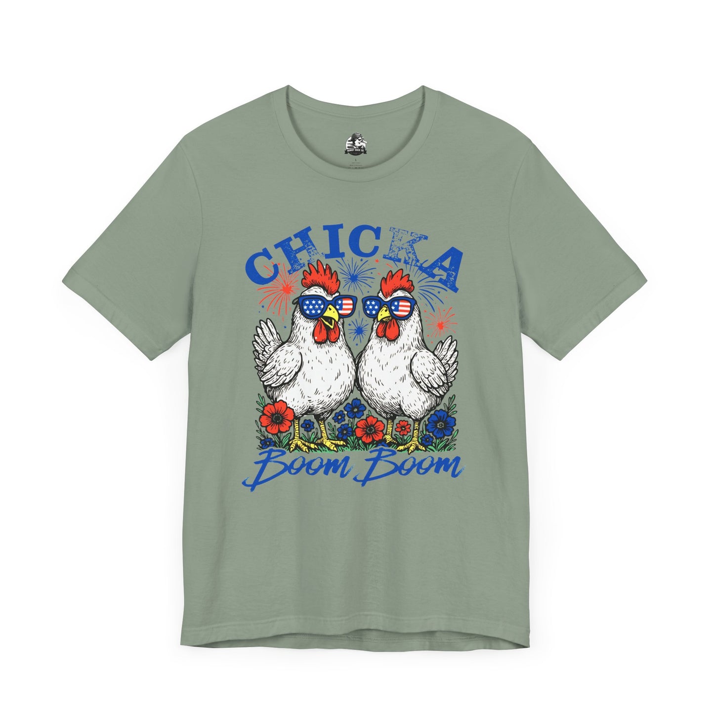 Chic Chicken Graphic Tee, Fun Unisex T-Shirt, Summer Fashion, Gift for Farm Lovers, Quirky Casual Wear, Boho Style