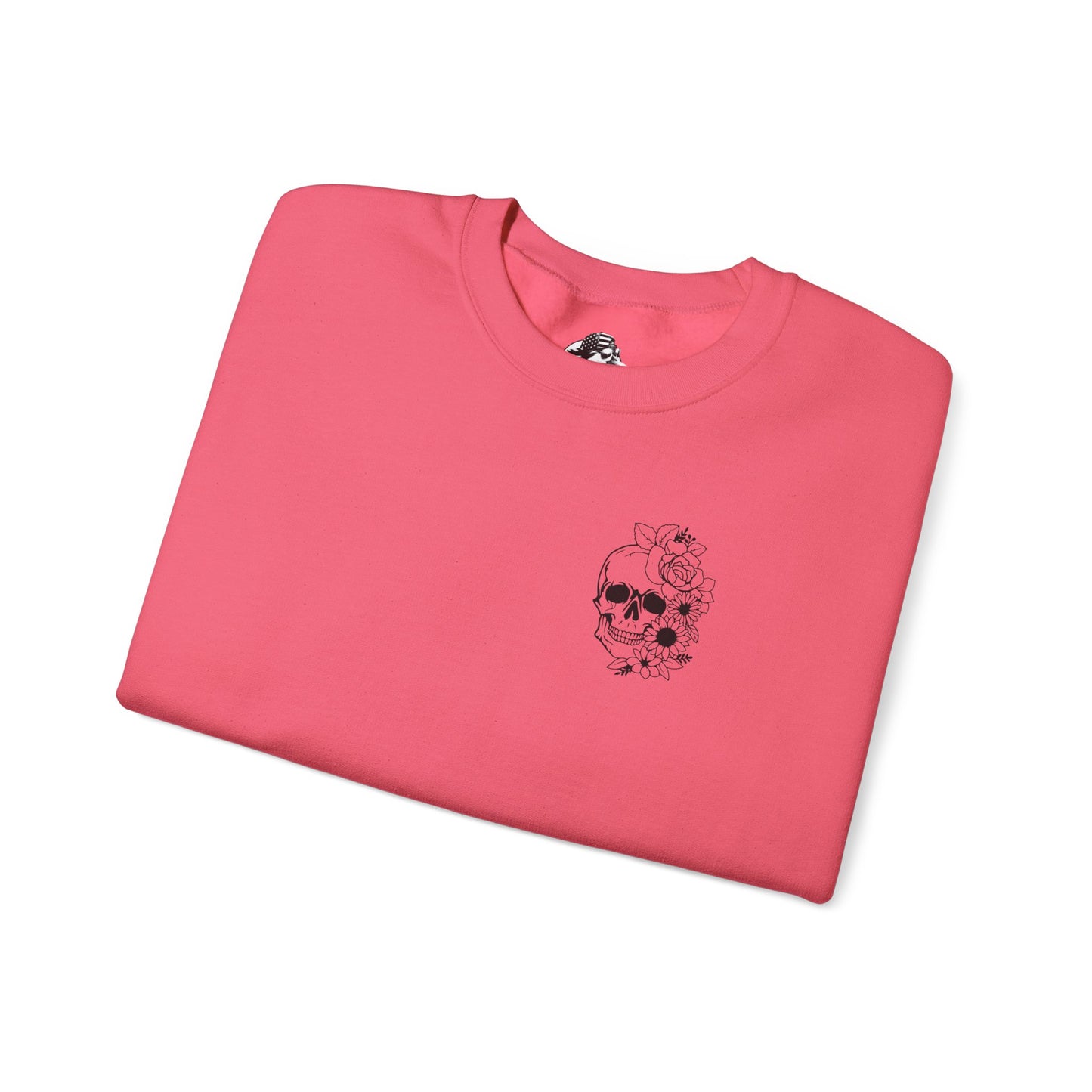 Skull "You don't Have to Please Any of These People " Graphic Crewneck Sweatshirt