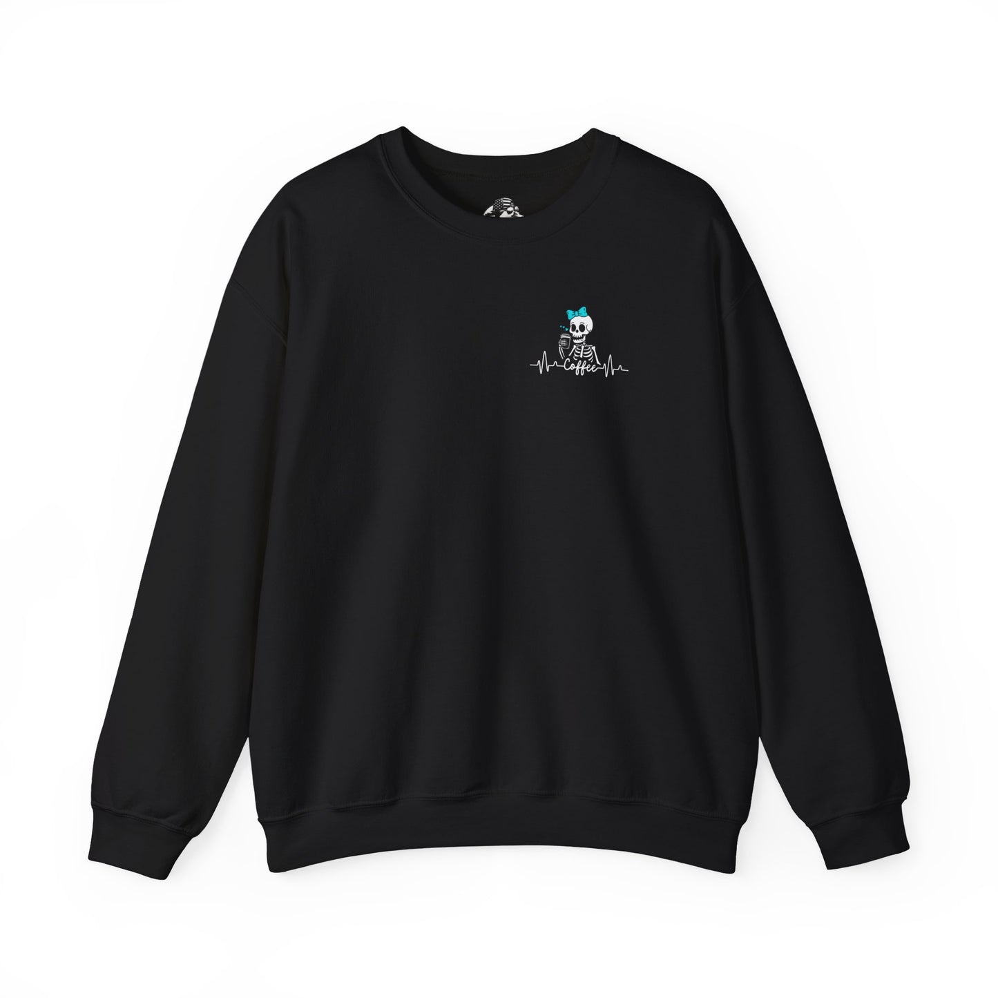 Unisex Fleece Crewneck 50% anxiety 50% coffee