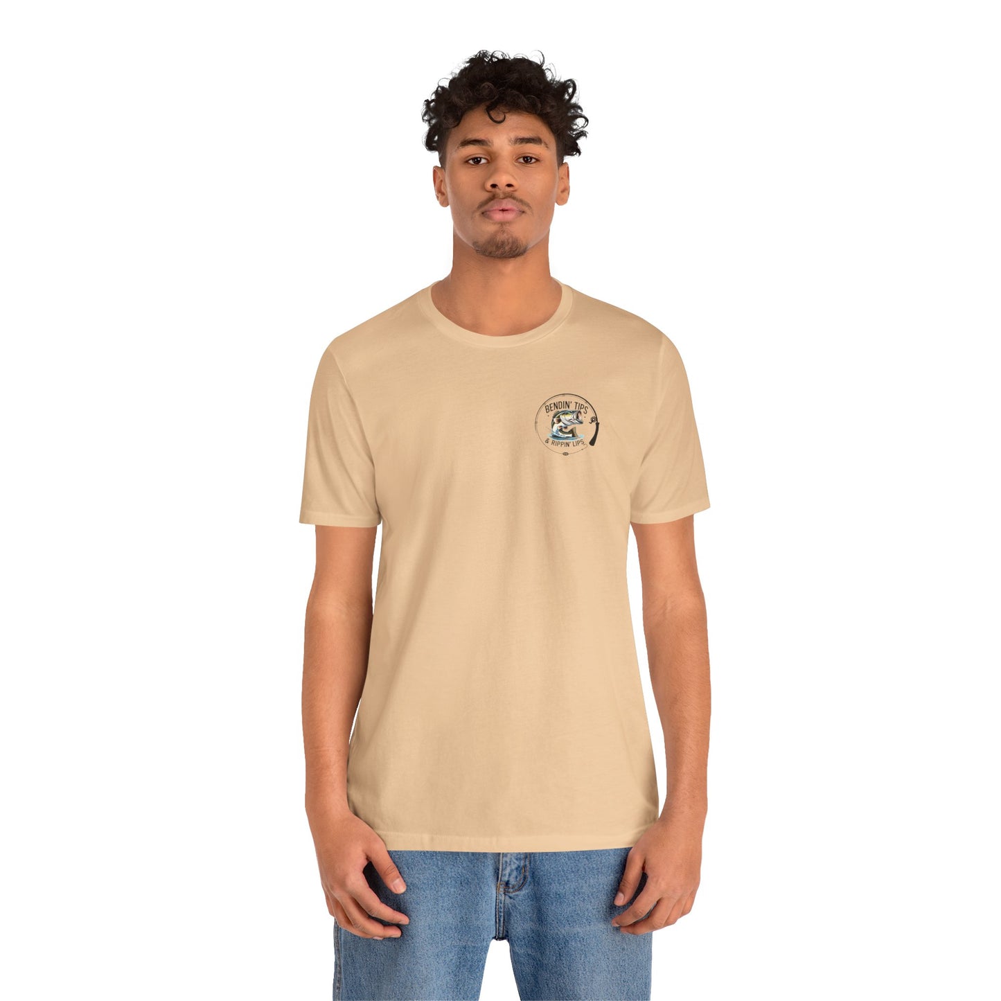 Bitin' Lips & Rippin' Lips - Graphic Tee -Fishing Tee