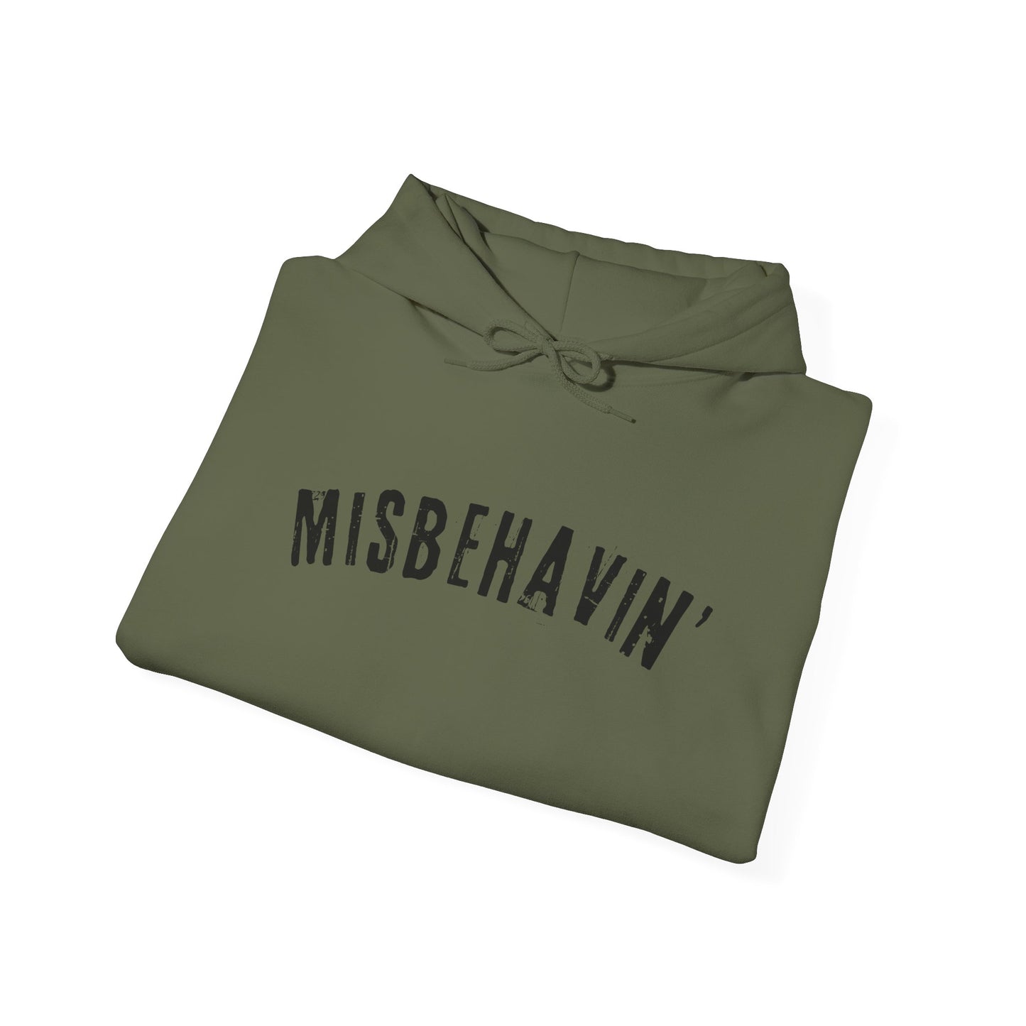 Misbehavin' Unisex Heavy Blend Hoodie | Cozy Sweatshirt for Casual Wear, Gift for Friends, Relaxed Fit Fashion