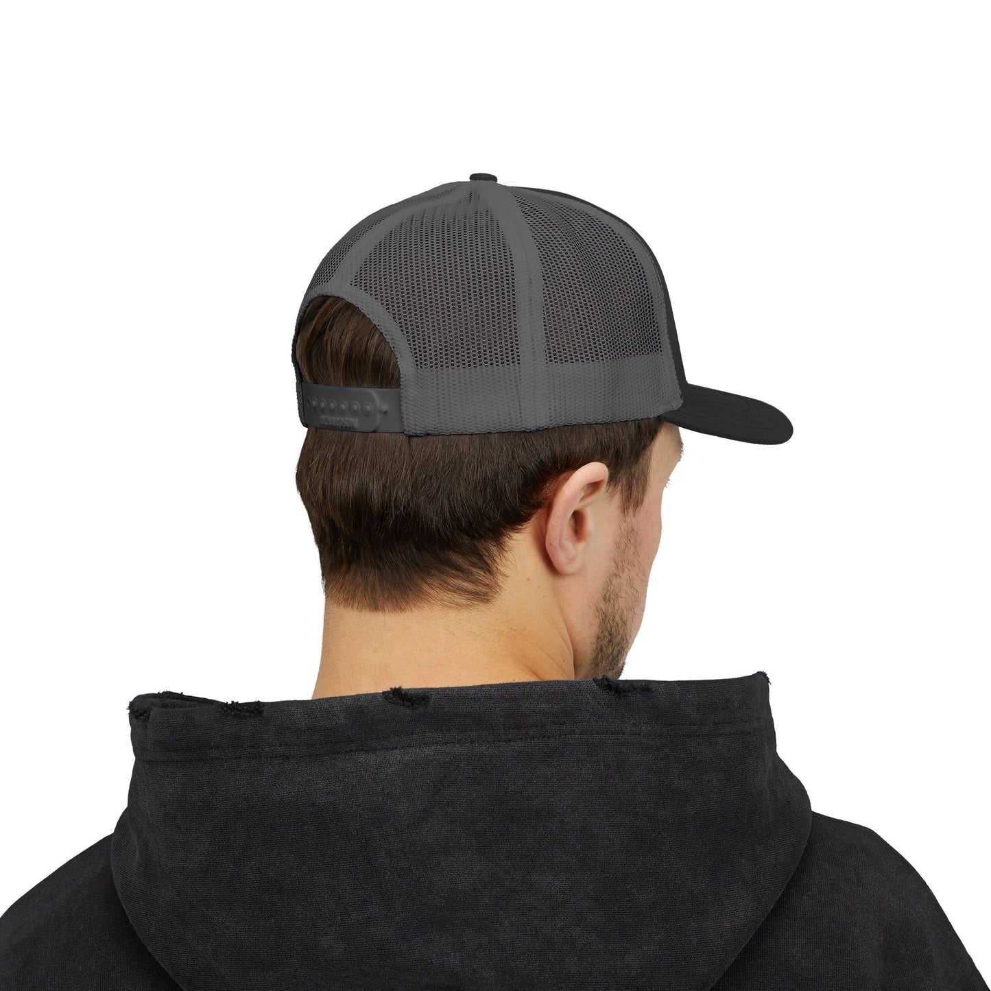 Dad in the streets, Daddy in the sheets - Embroidered Mesh Snapback Hat