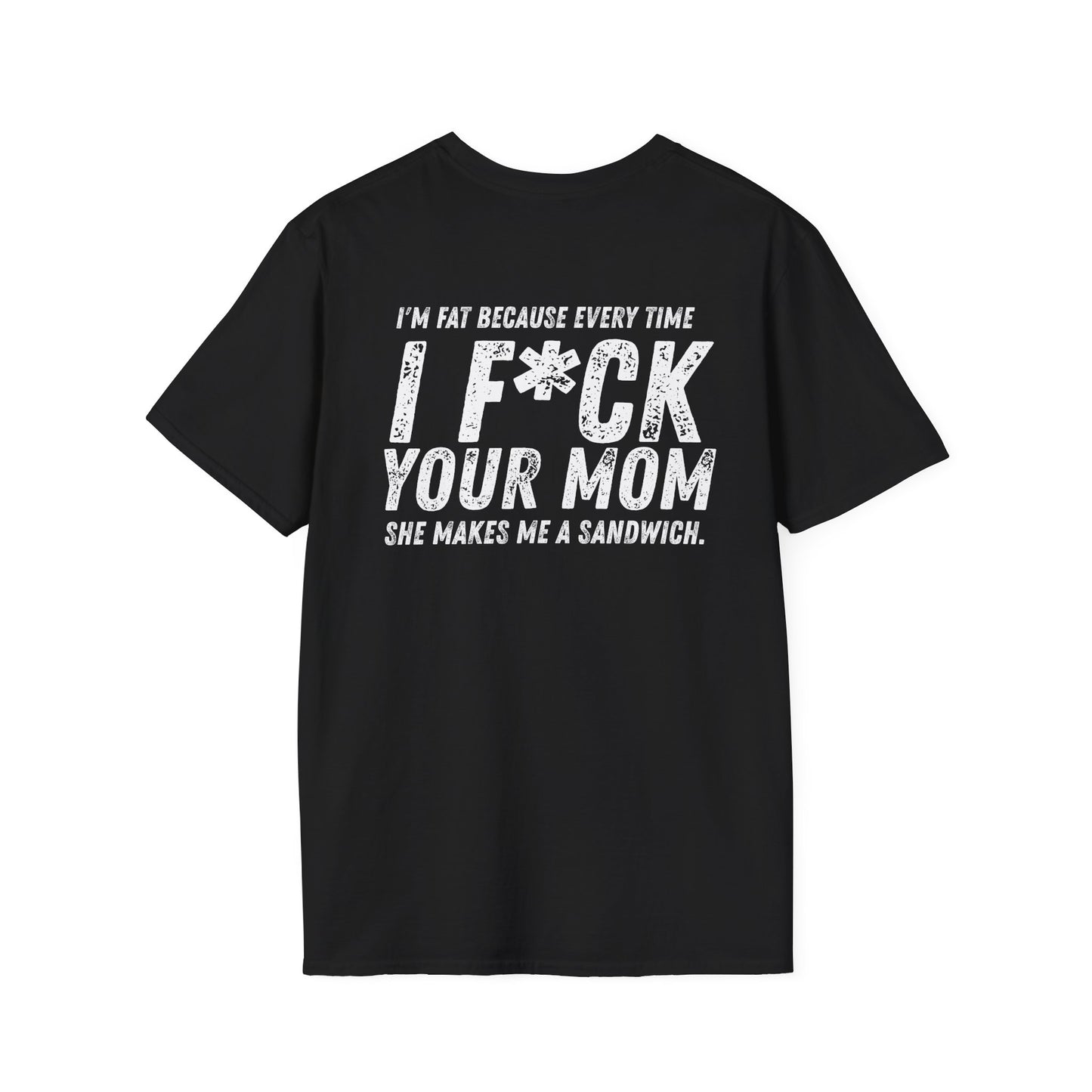 Funny Graphic Tees, Unisex Softstyle T-Shirt, Humorous Gift, Casual Wear, Party Shirt, Quirky Fashion