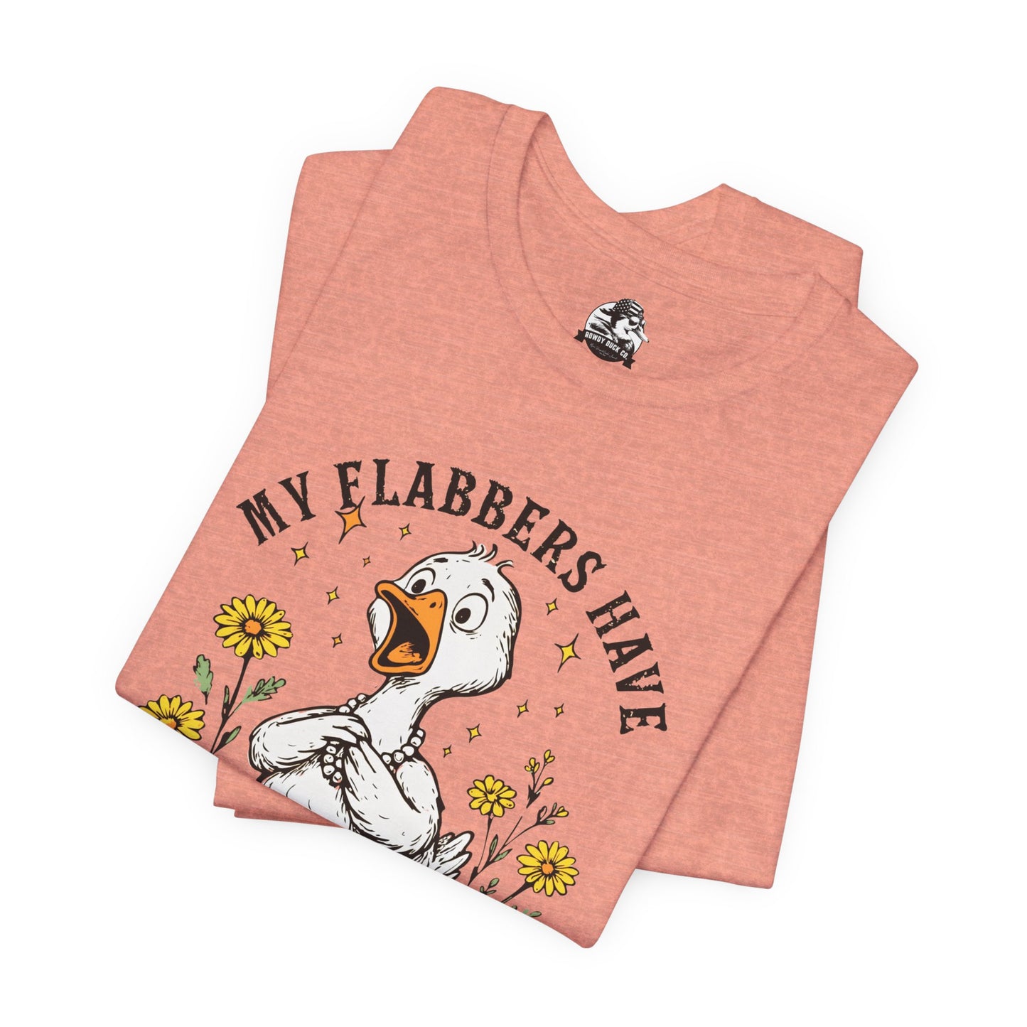 Funny Goose T-Shirt, My Flabbers Have Been Gast-ed Tee, Gift for Bird Lovers, Humorous Apparel, Cute Animal Shirt, Quirky Casual Wear