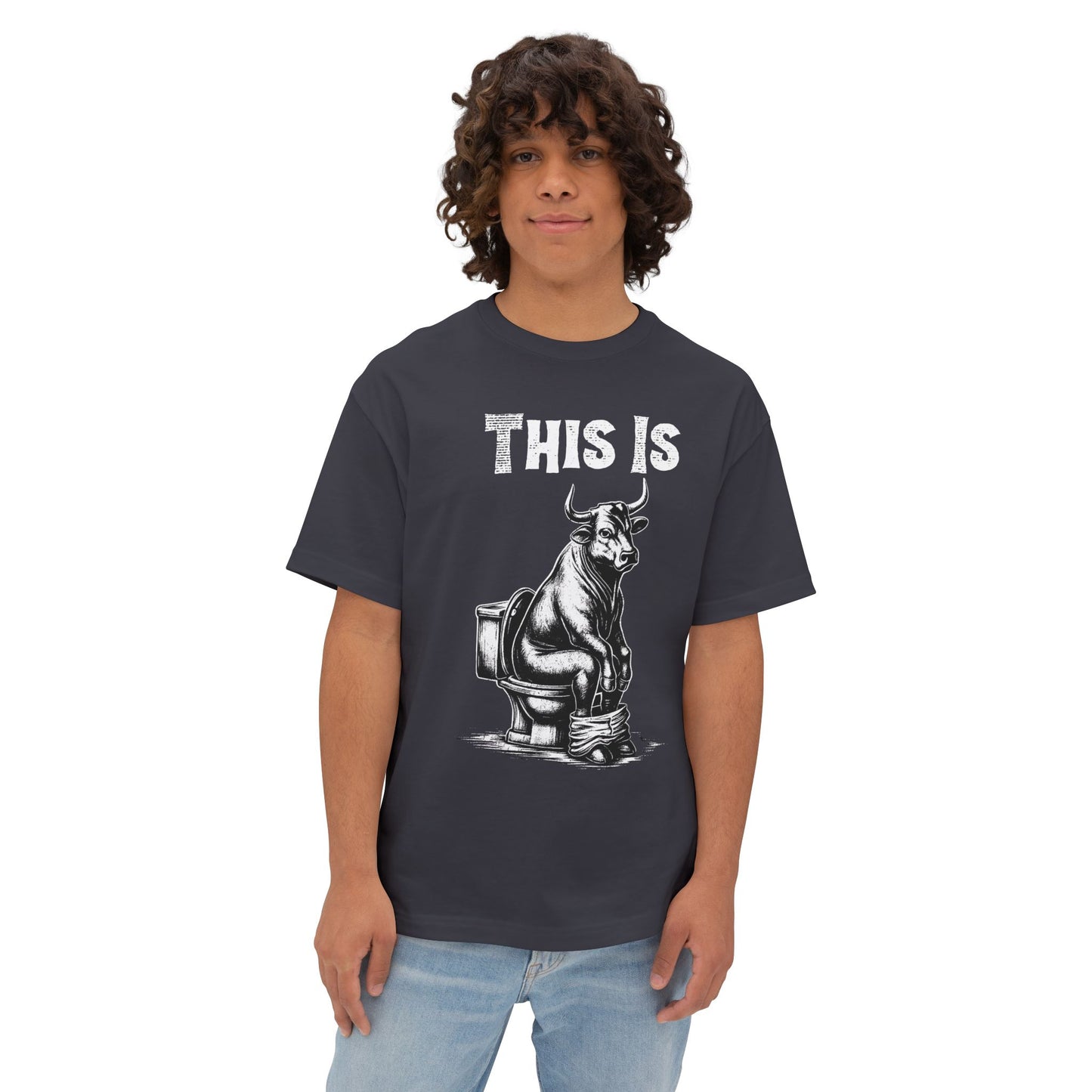 Oversized Boxy T-Shirt - "This is Bullshit"
