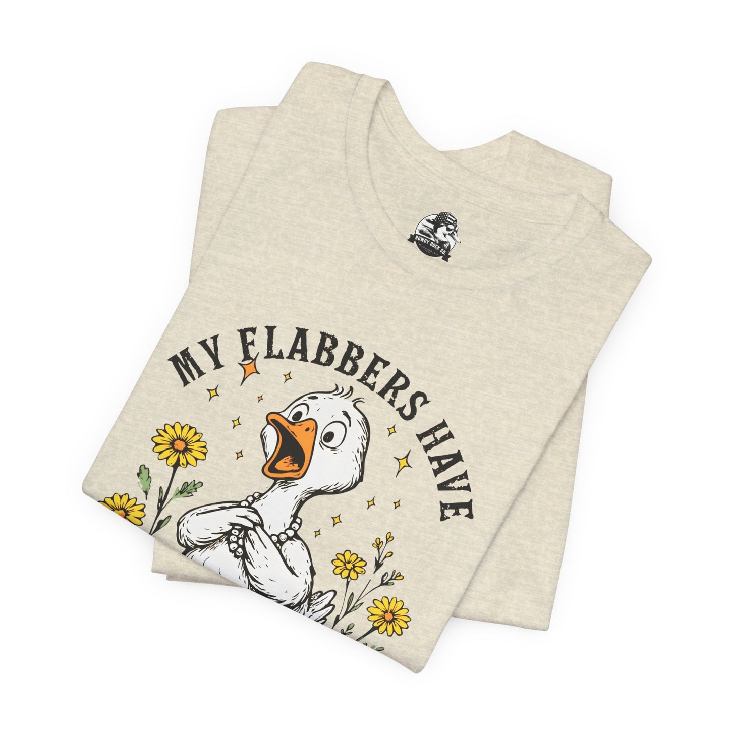 Funny Goose T-Shirt, My Flabbers Have Been Gast-ed Tee, Gift for Bird Lovers, Humorous Apparel, Cute Animal Shirt, Quirky Casual Wear