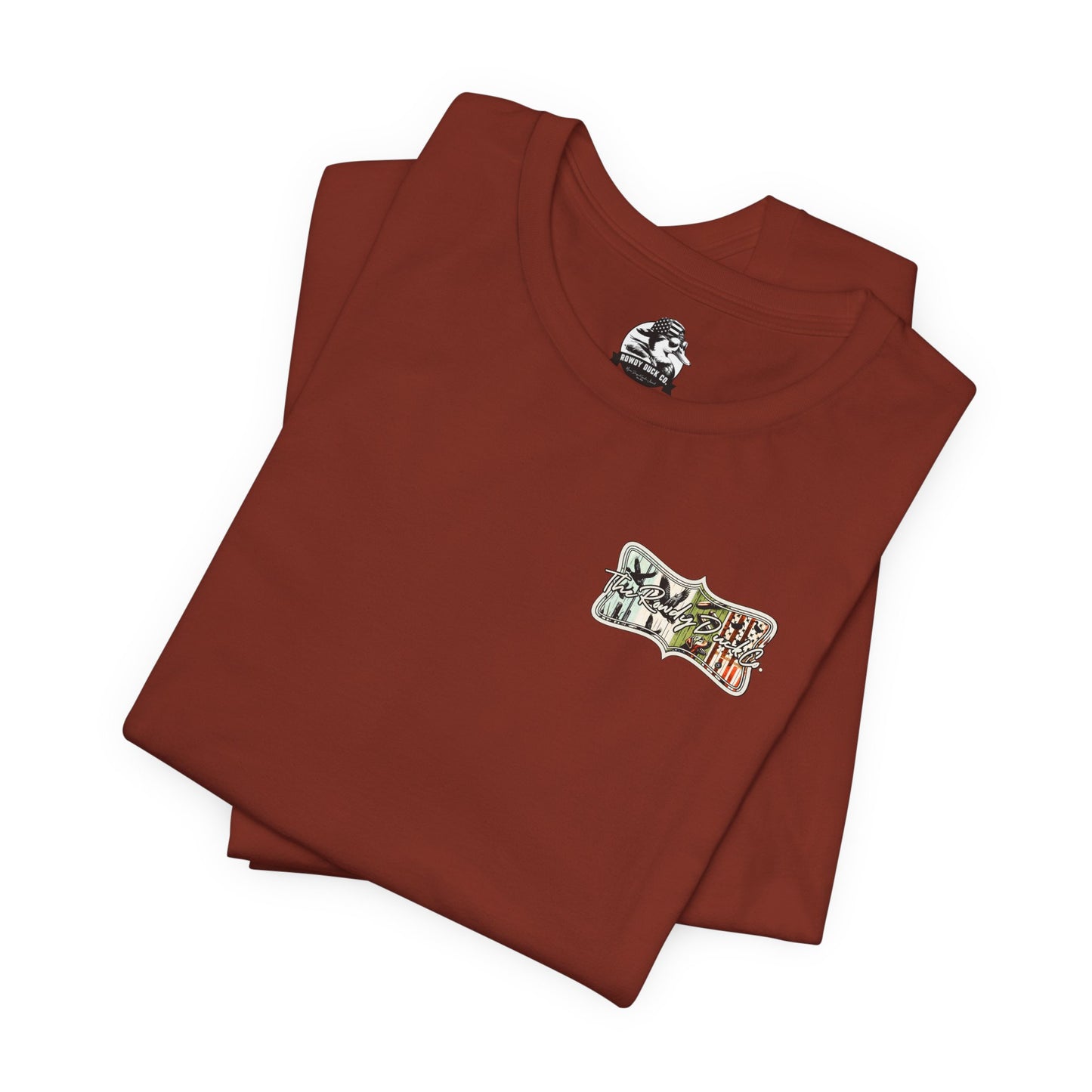 The RowdyDuckCo -Graphic Tee - American Flag Country