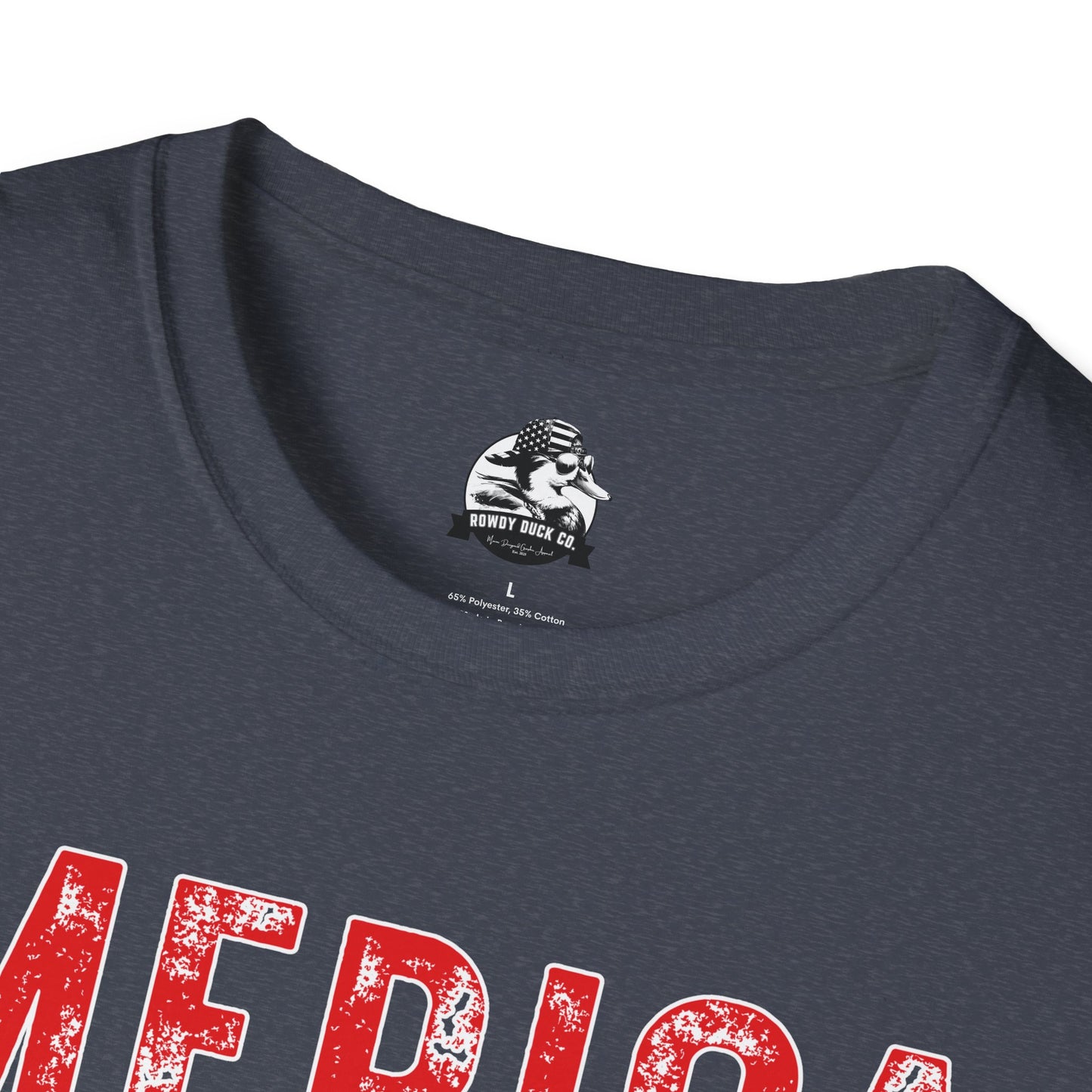 'Merica Kicking Ass T-Shirt | Unisex Softstyle Tee for Patriotic Celebrations, 4th of July, Casual Wear, Gifts, Team Spirit