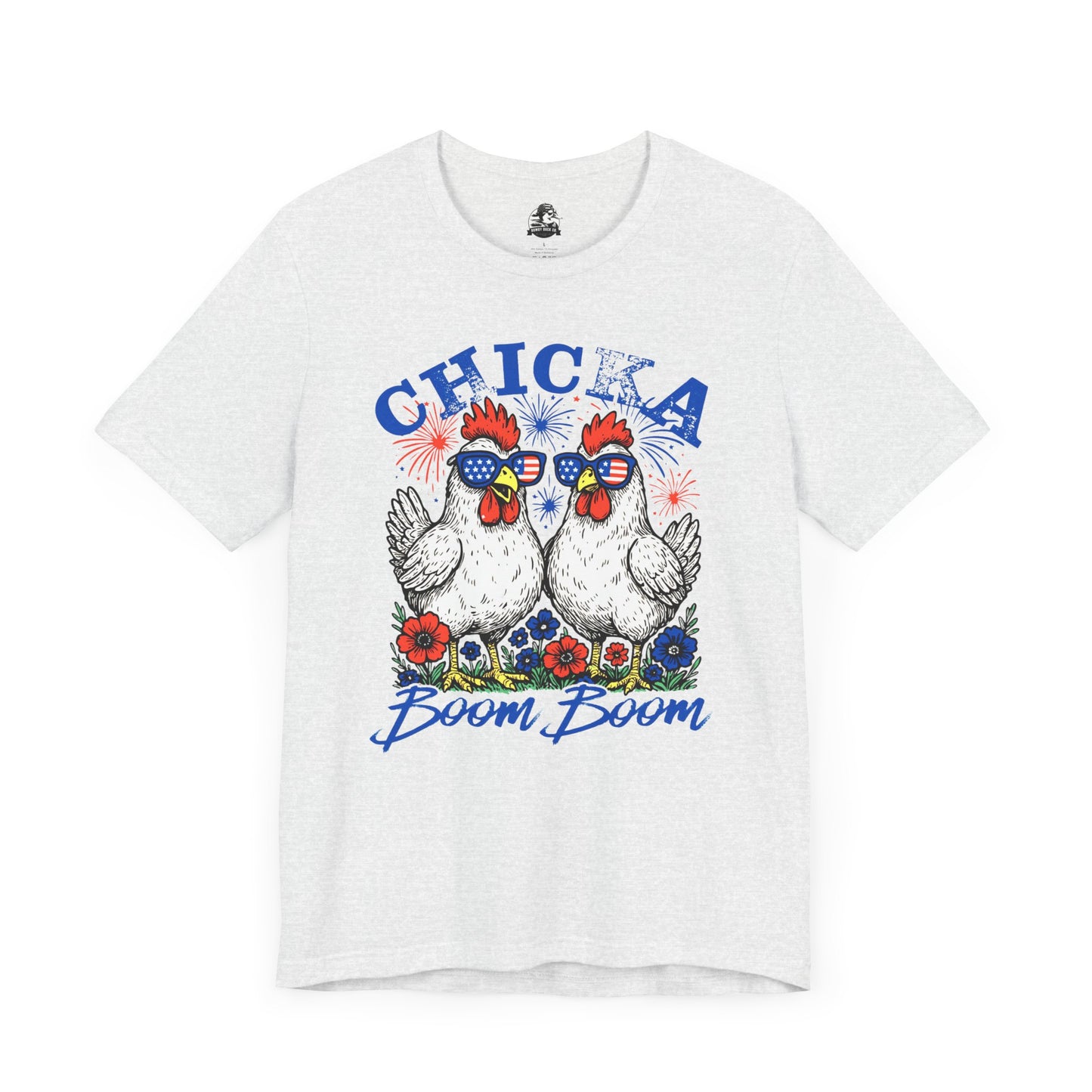 Chic Chicken Graphic Tee, Fun Unisex T-Shirt, Summer Fashion, Gift for Farm Lovers, Quirky Casual Wear, Boho Style