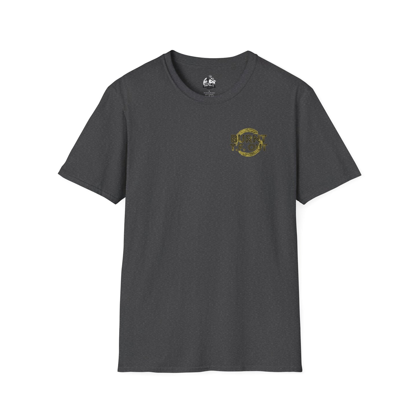 Funny Burnt Out Unisex T-Shirt, Relaxed Fit Tee, Perfect for Stress Relief, Gift for Friends, Casual Humor Shirt, Motivational Apparel