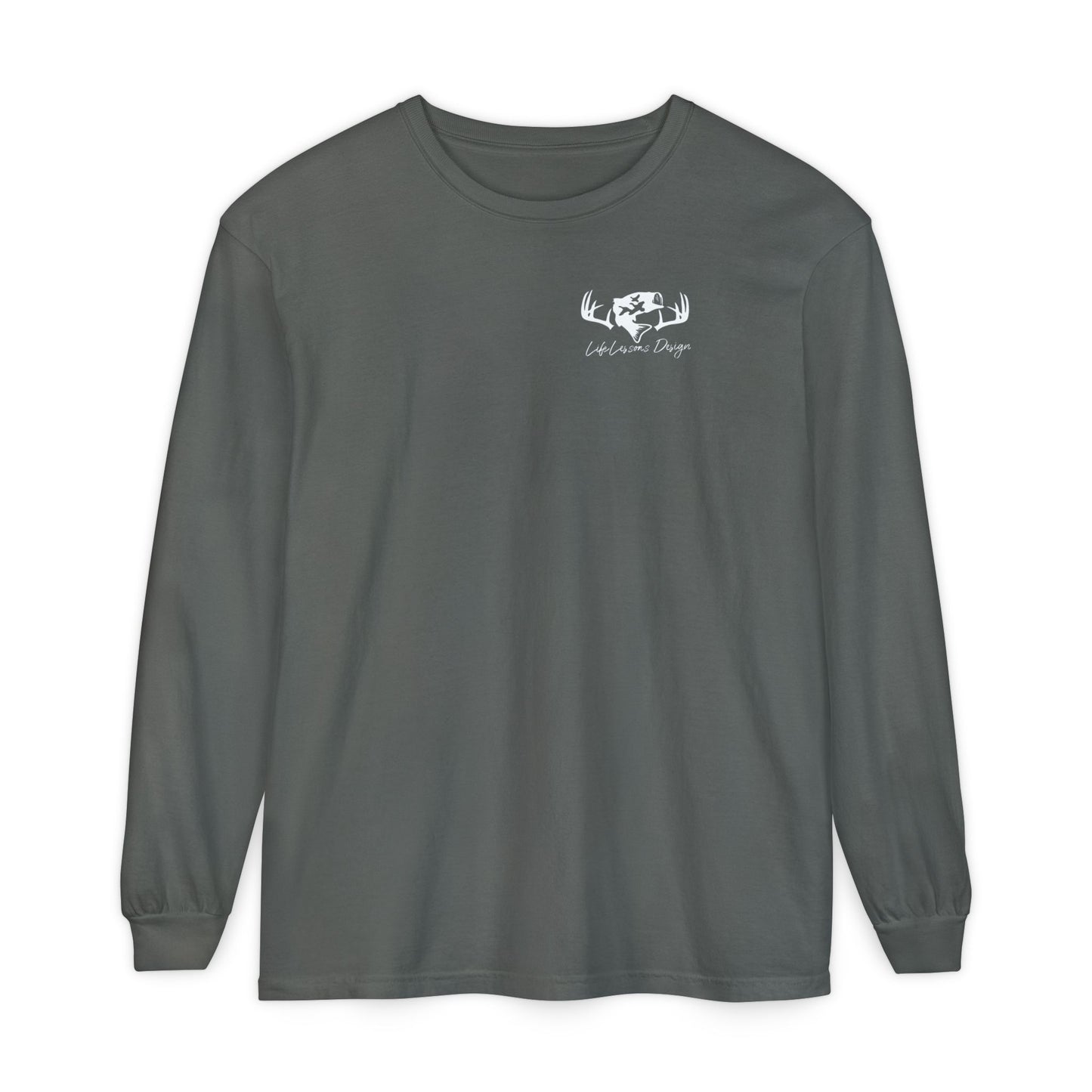 Life Lessons Design fishing & Hunting Long Sleeve Tee