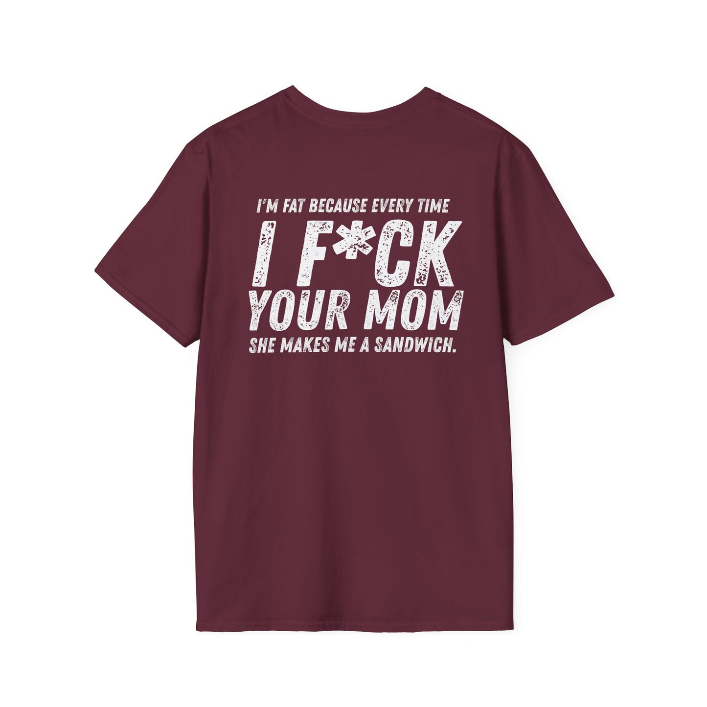Funny Graphic Tees, Unisex Softstyle T-Shirt, Humorous Gift, Casual Wear, Party Shirt, Quirky Fashion