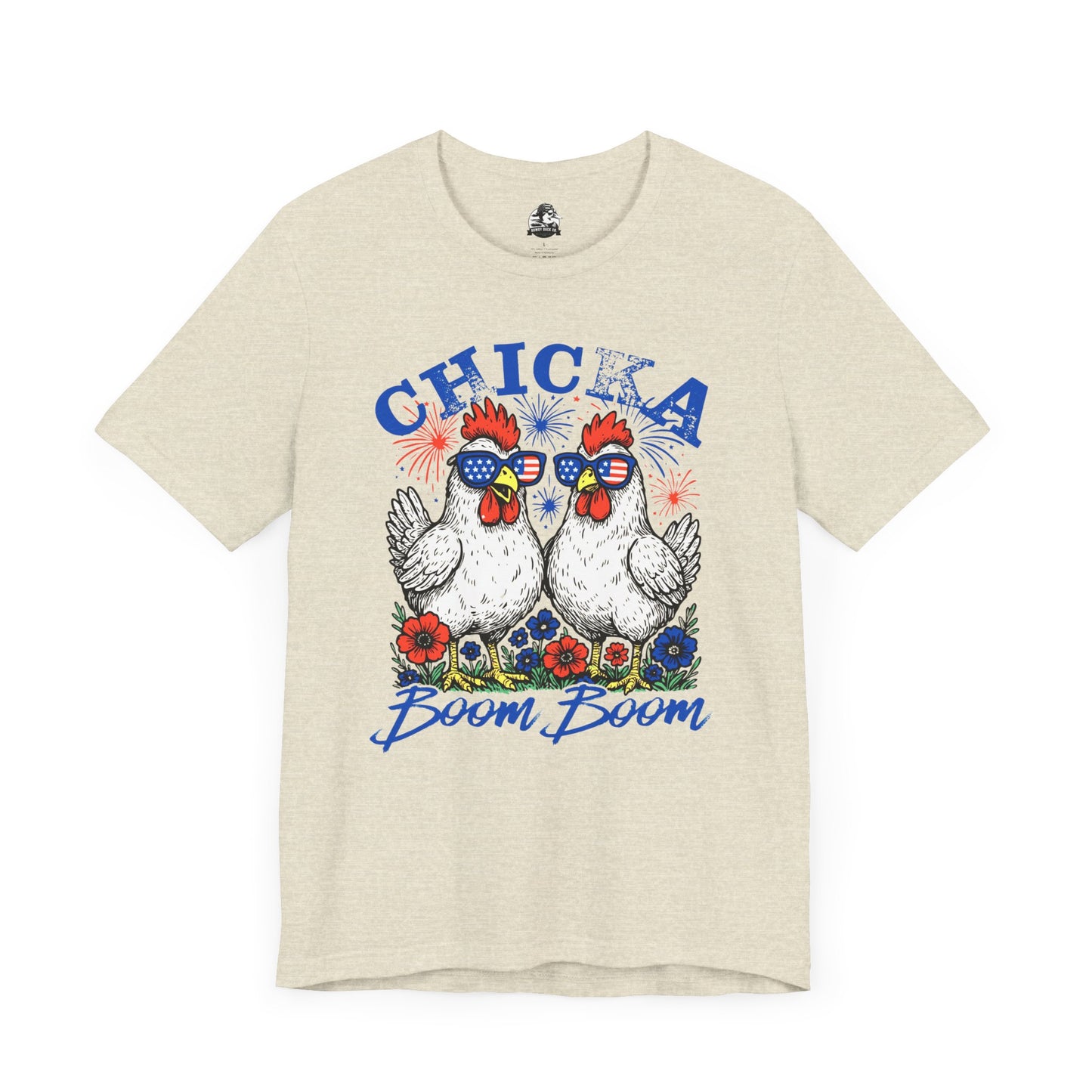 Chic Chicken Graphic Tee, Fun Unisex T-Shirt, Summer Fashion, Gift for Farm Lovers, Quirky Casual Wear, Boho Style