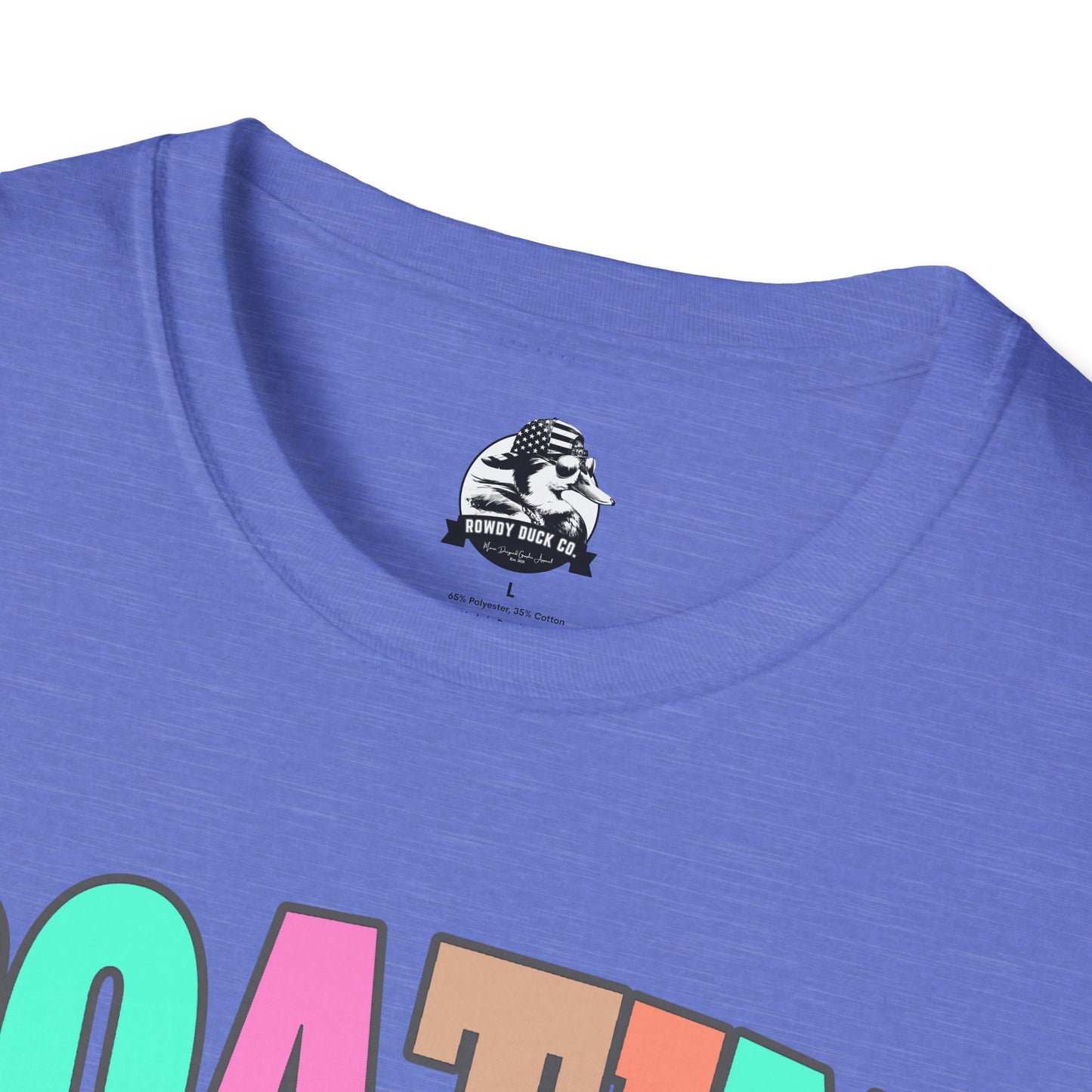 Colorful Boat Themed Unisex Softstyle T-Shirt, Perfect for Summer Days and Casual Outings, Gift for Boating Enthusiasts