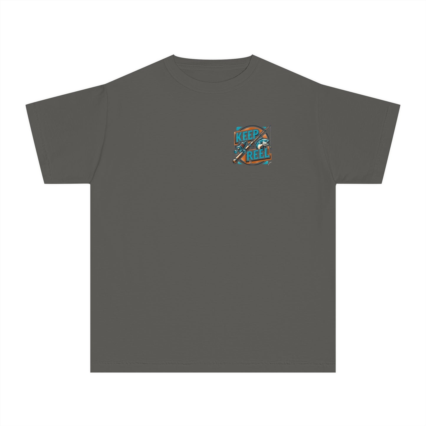 Comfort Color Youth Fishing Tee - Keep It Reel!