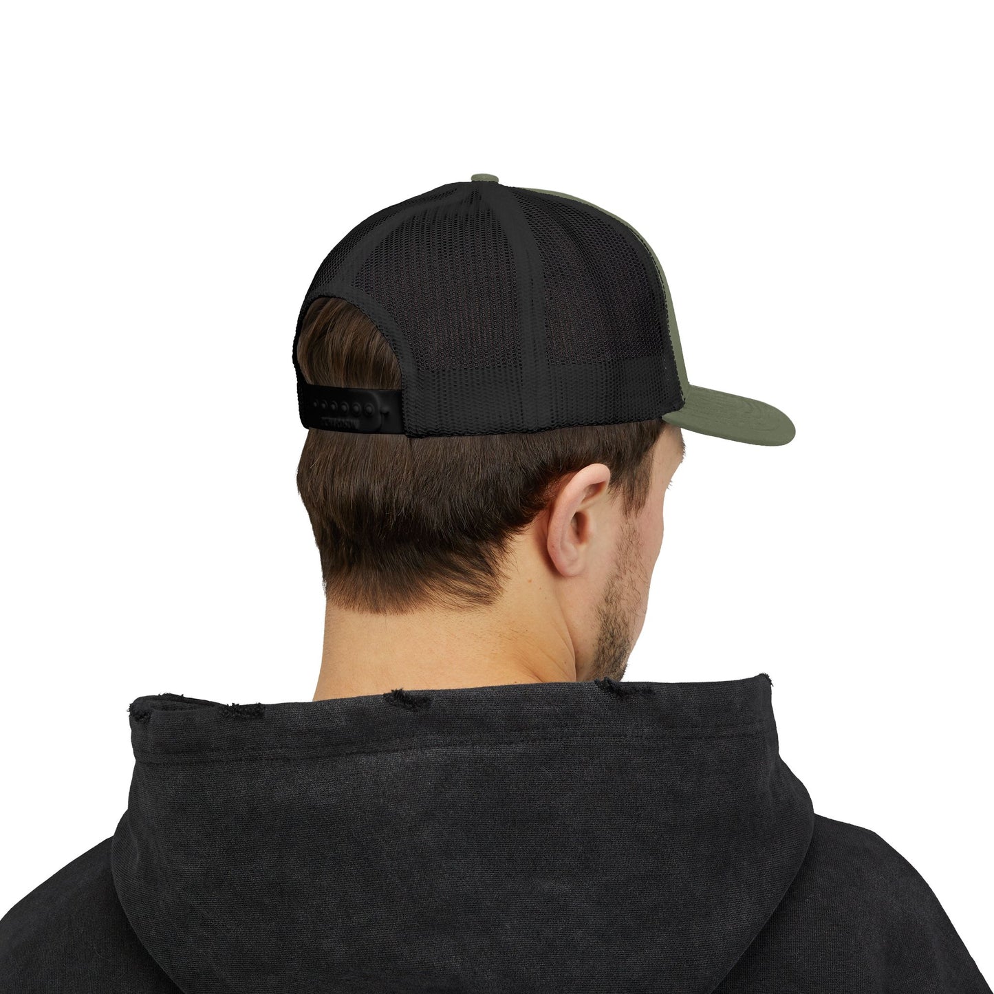 Dad in the streets, Daddy in the sheets - Embroidered Mesh Snapback Hat