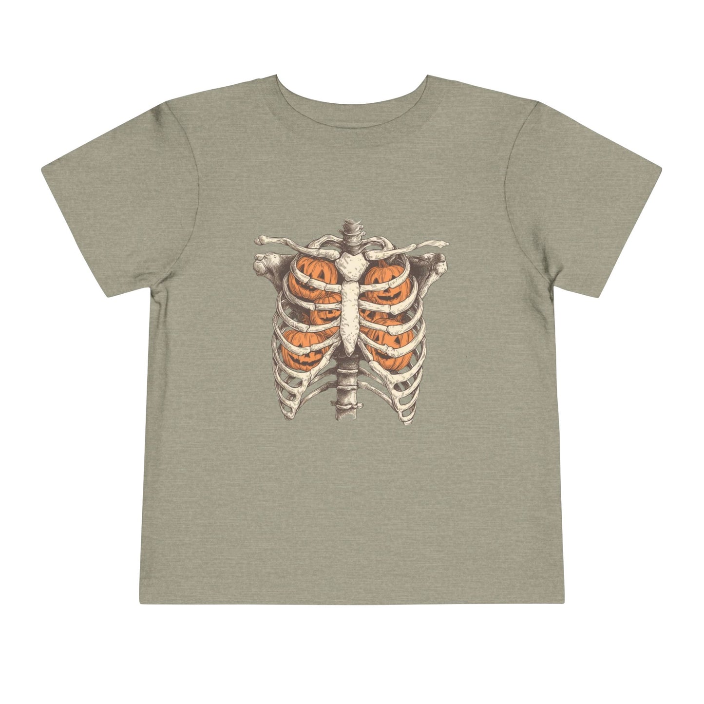 Toddler Pumpkin Skeleton Tee