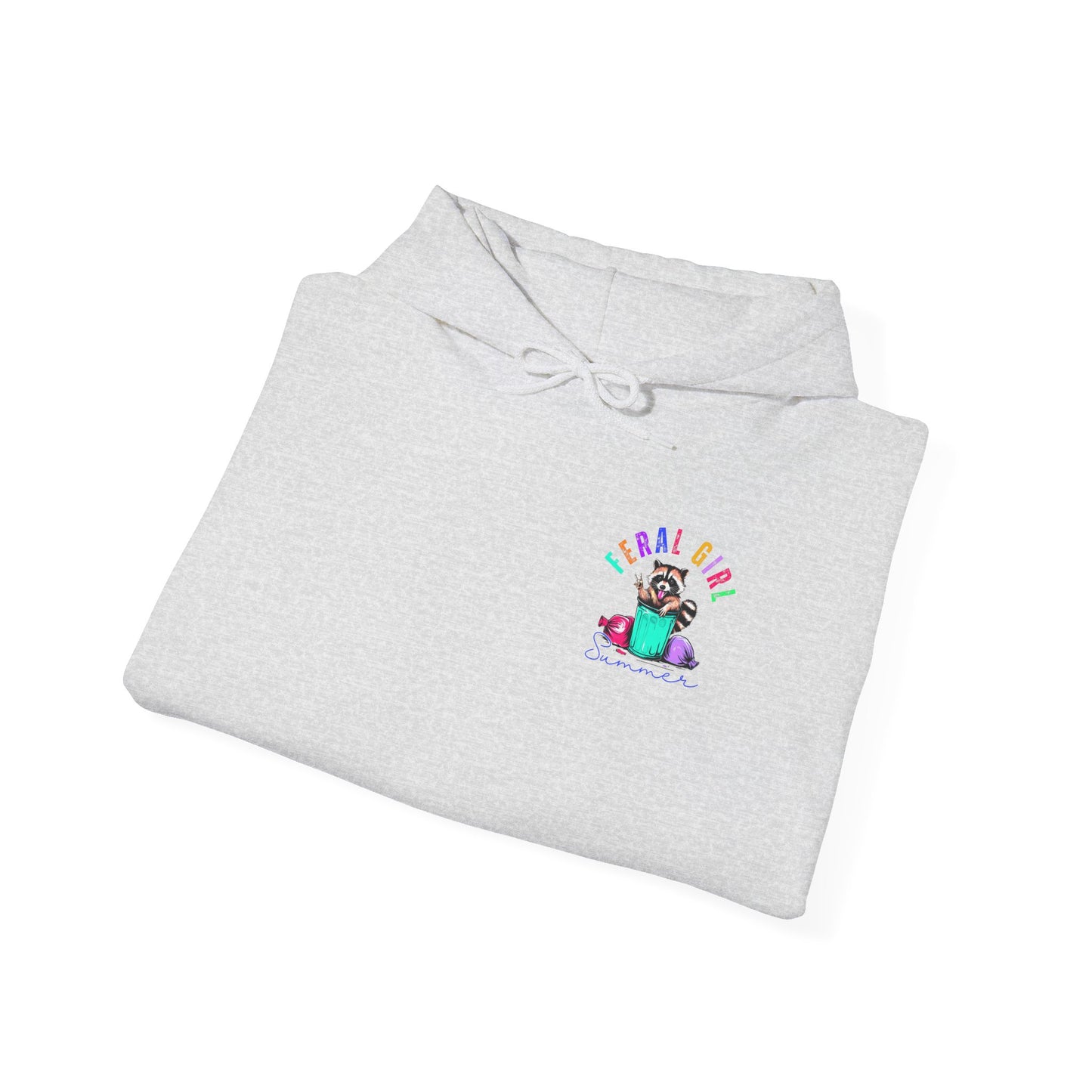 Feral Girl Summer Hoodie, Unisex Hoodie, Casual Wear, Summer Outfit, Trendy Sweatshirt, Gift for Her