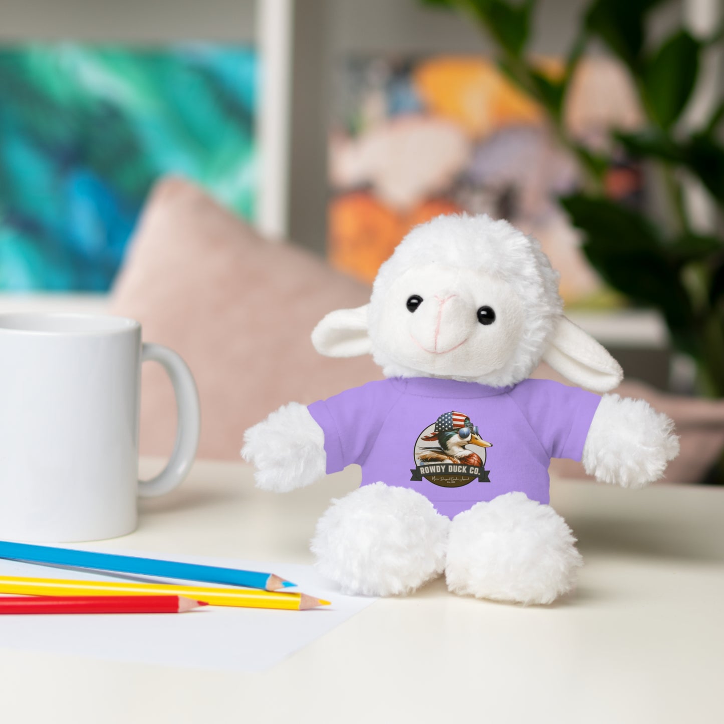 Customizable Stuffed Animal with Tee – Perfect Gift for KidsLifeLessonsDesign