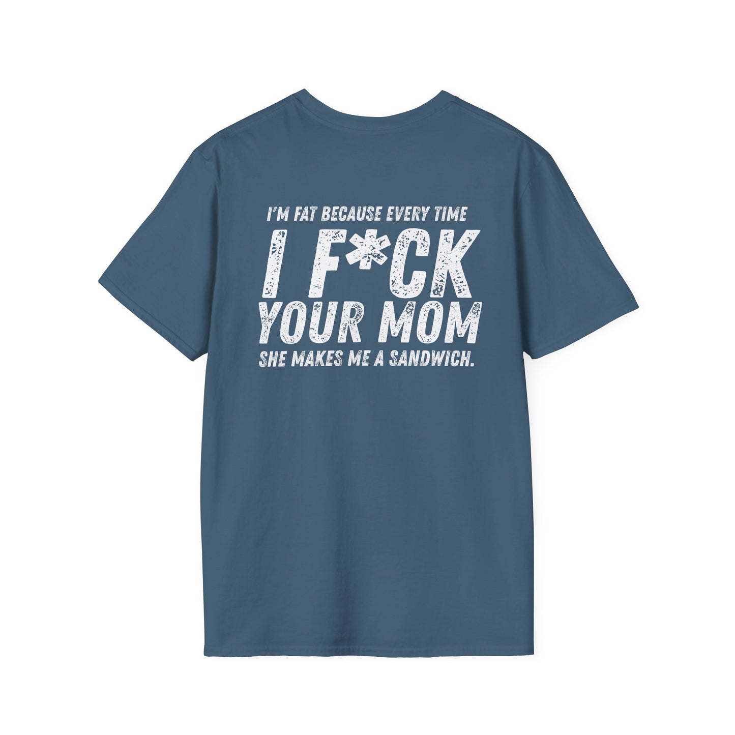 Funny Graphic Tees, Unisex Softstyle T-Shirt, Humorous Gift, Casual Wear, Party Shirt, Quirky Fashion